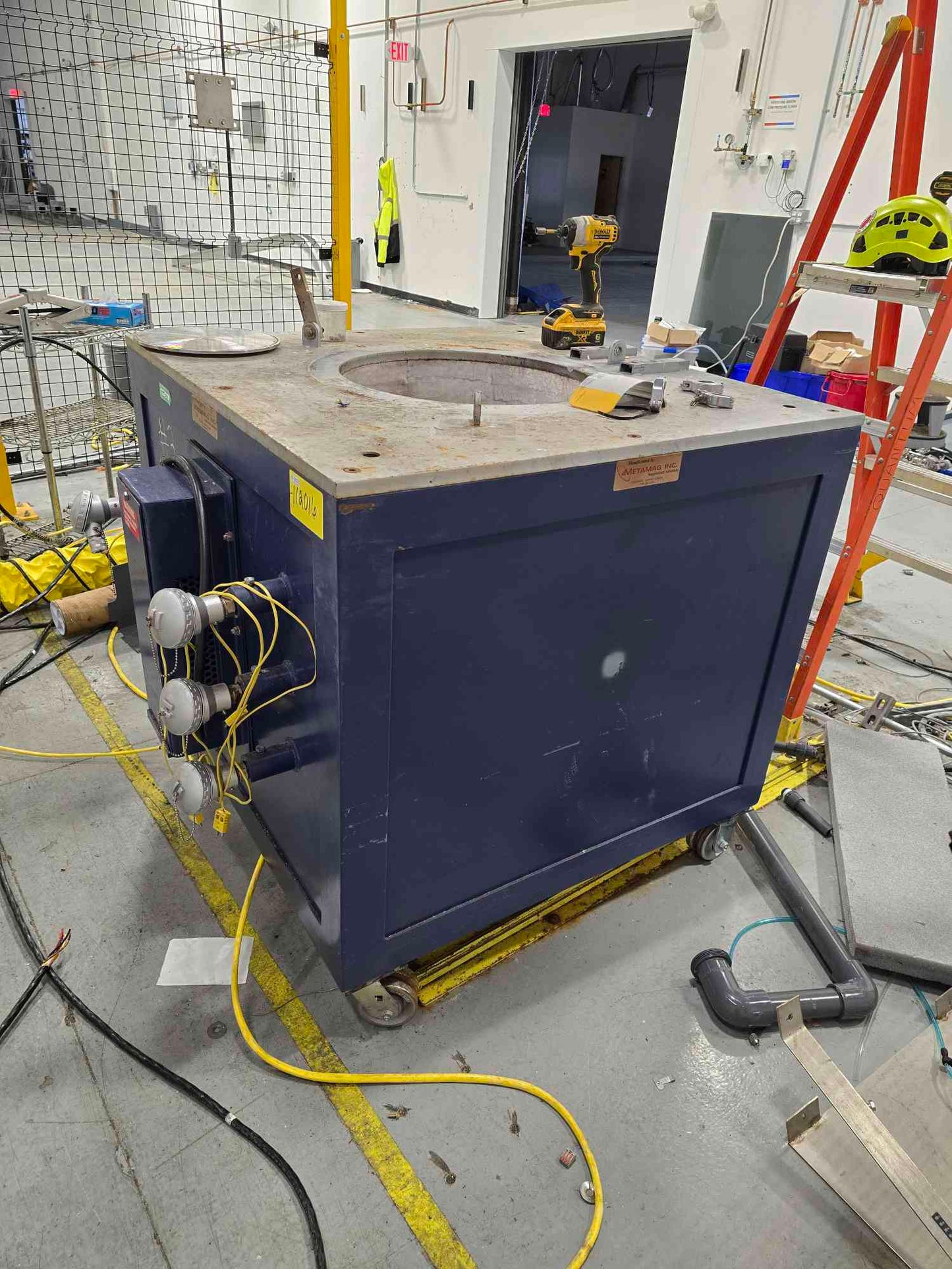 Metamag Inc. Magnesium Melting/Holding Furnace.