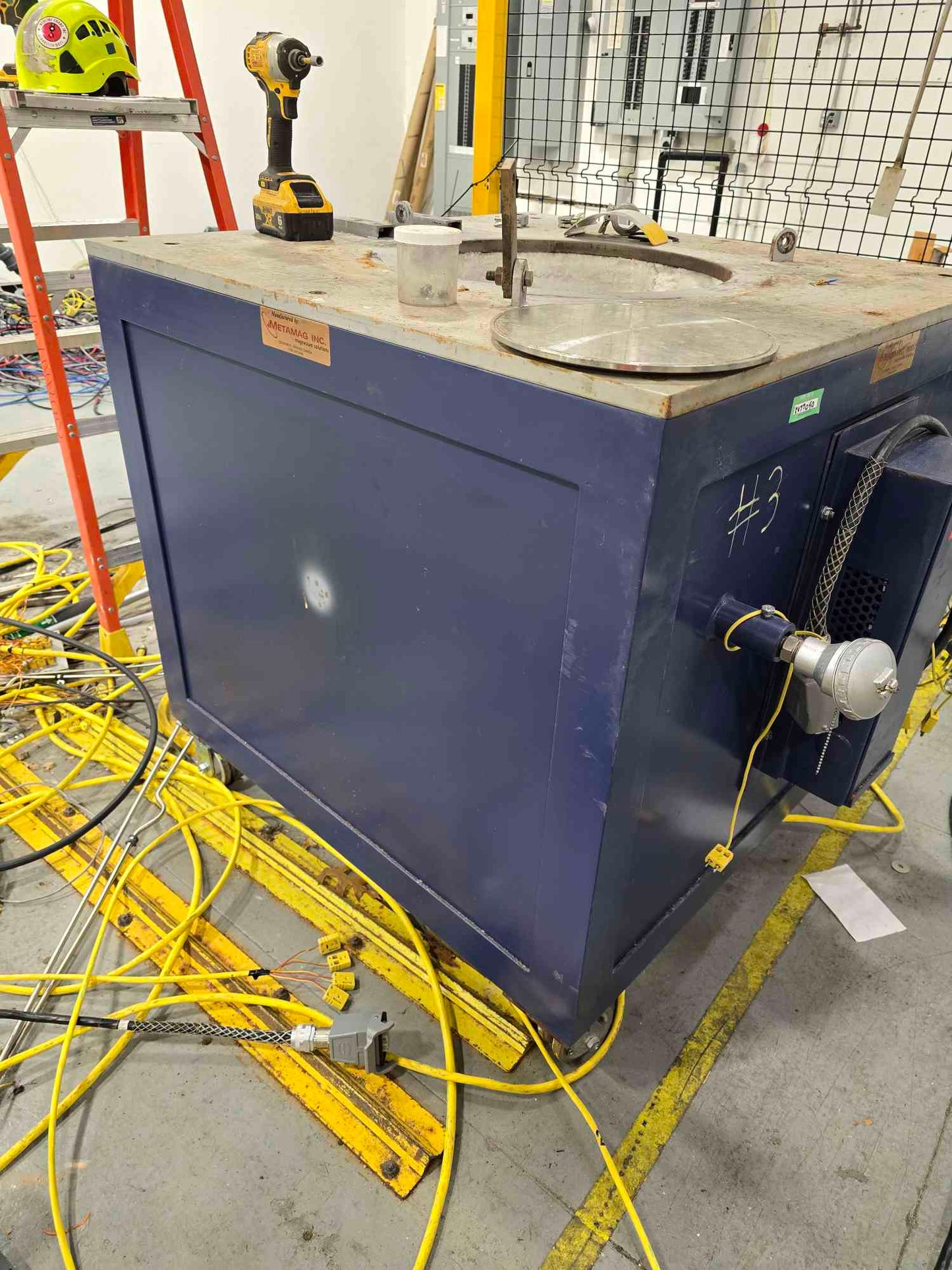 Metamag Inc. Magnesium Melting/Holding Furnace.