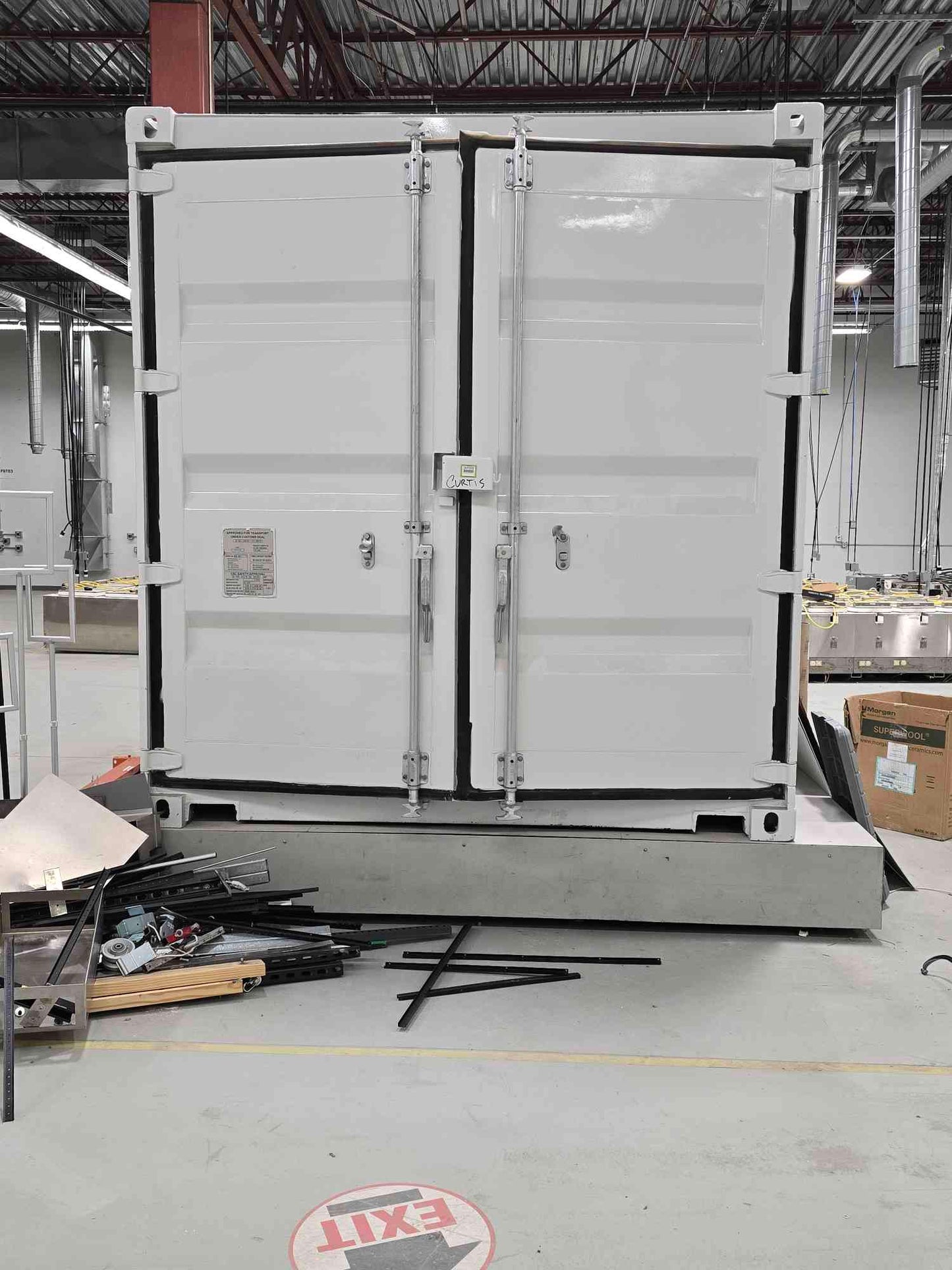 Liquid Metal Battery Shell in Shipping Container (SKU: 112023)