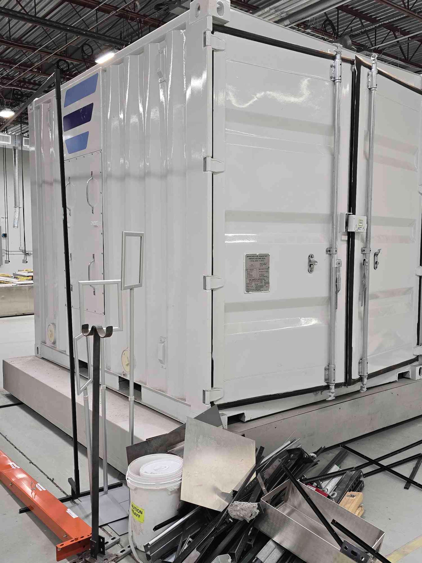 Liquid Metal Battery Shell in Shipping Container (SKU: 112023)
