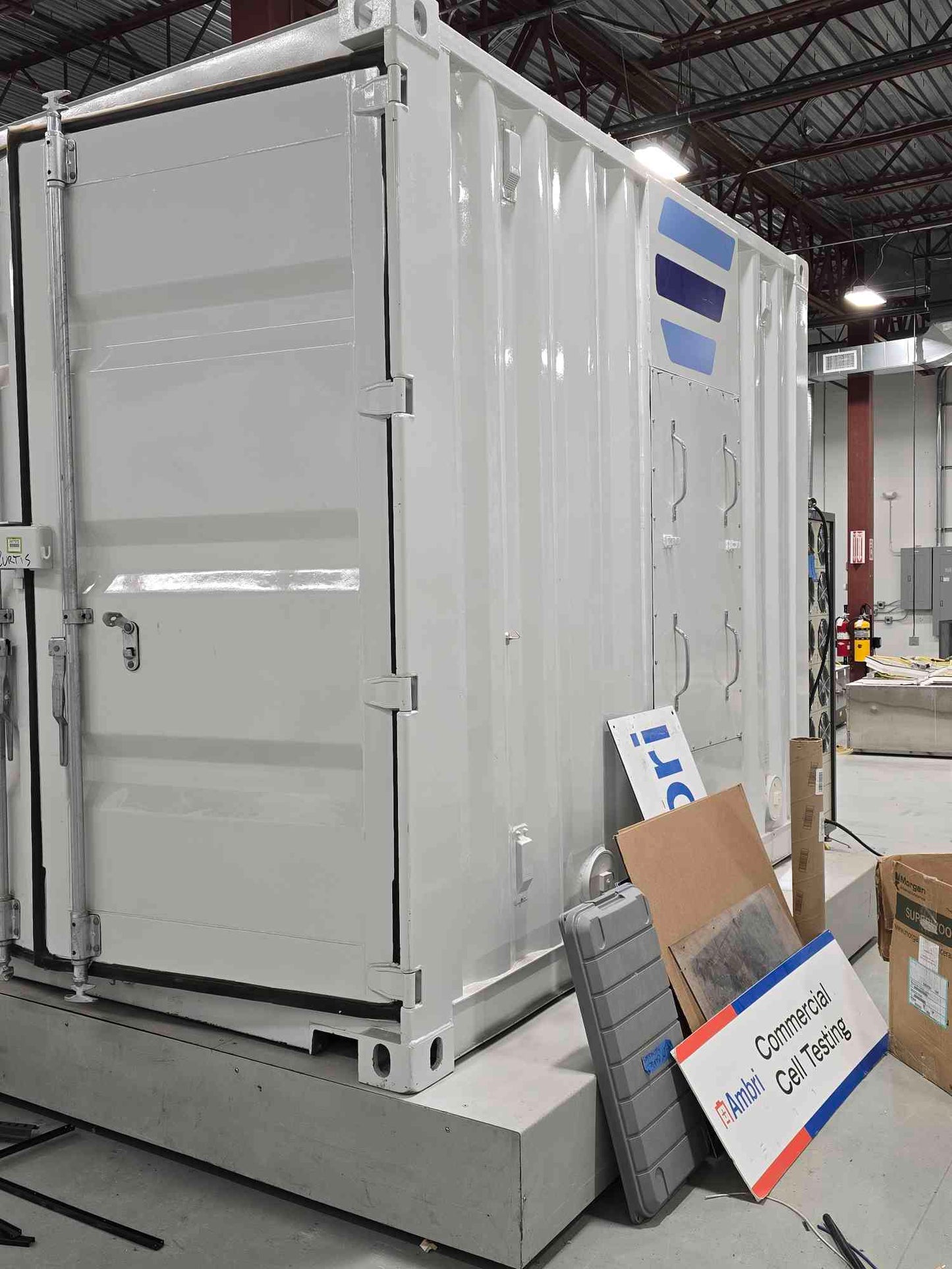 Liquid Metal Battery Shell in Shipping Container (SKU: 112023)