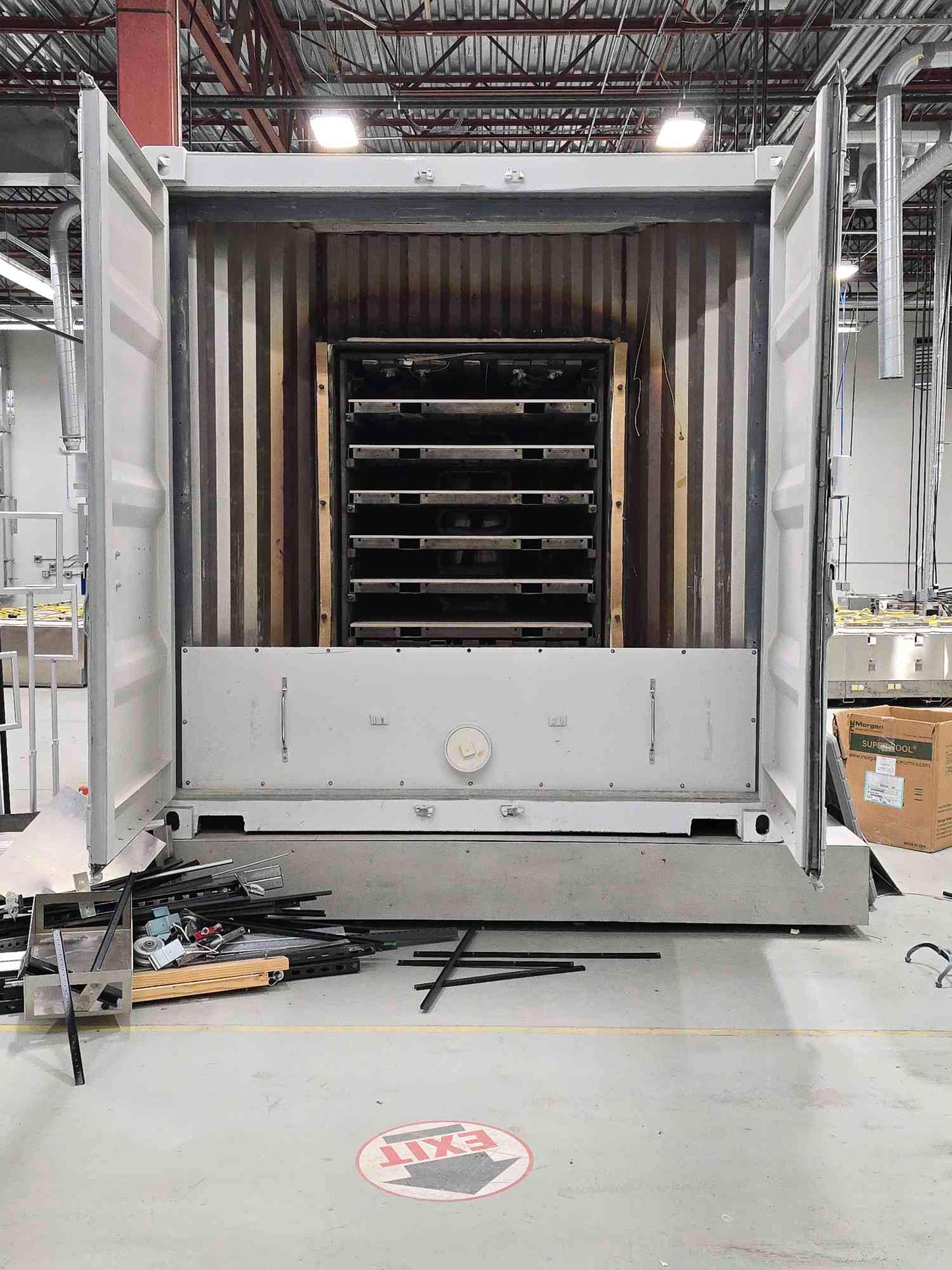 Liquid Metal Battery Shell in Shipping Container (SKU: 112023)