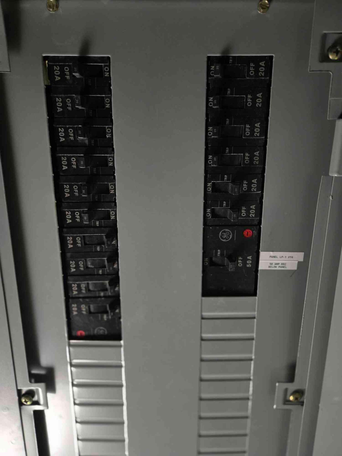 125A GE A-Series II PanelBoard 480/277V 3Ph 4 Wire with Main (SKU: 110246)