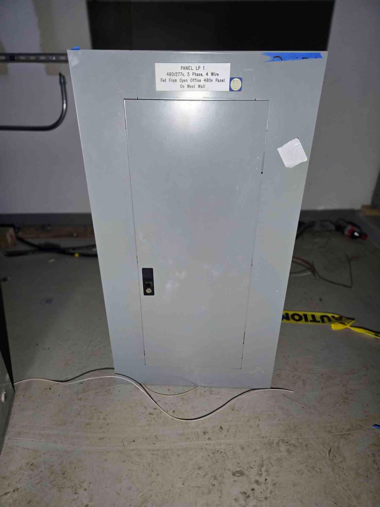 125A GE A-Series II PanelBoard 480/277V 3Ph 4 Wire with Main (SKU: 110246)