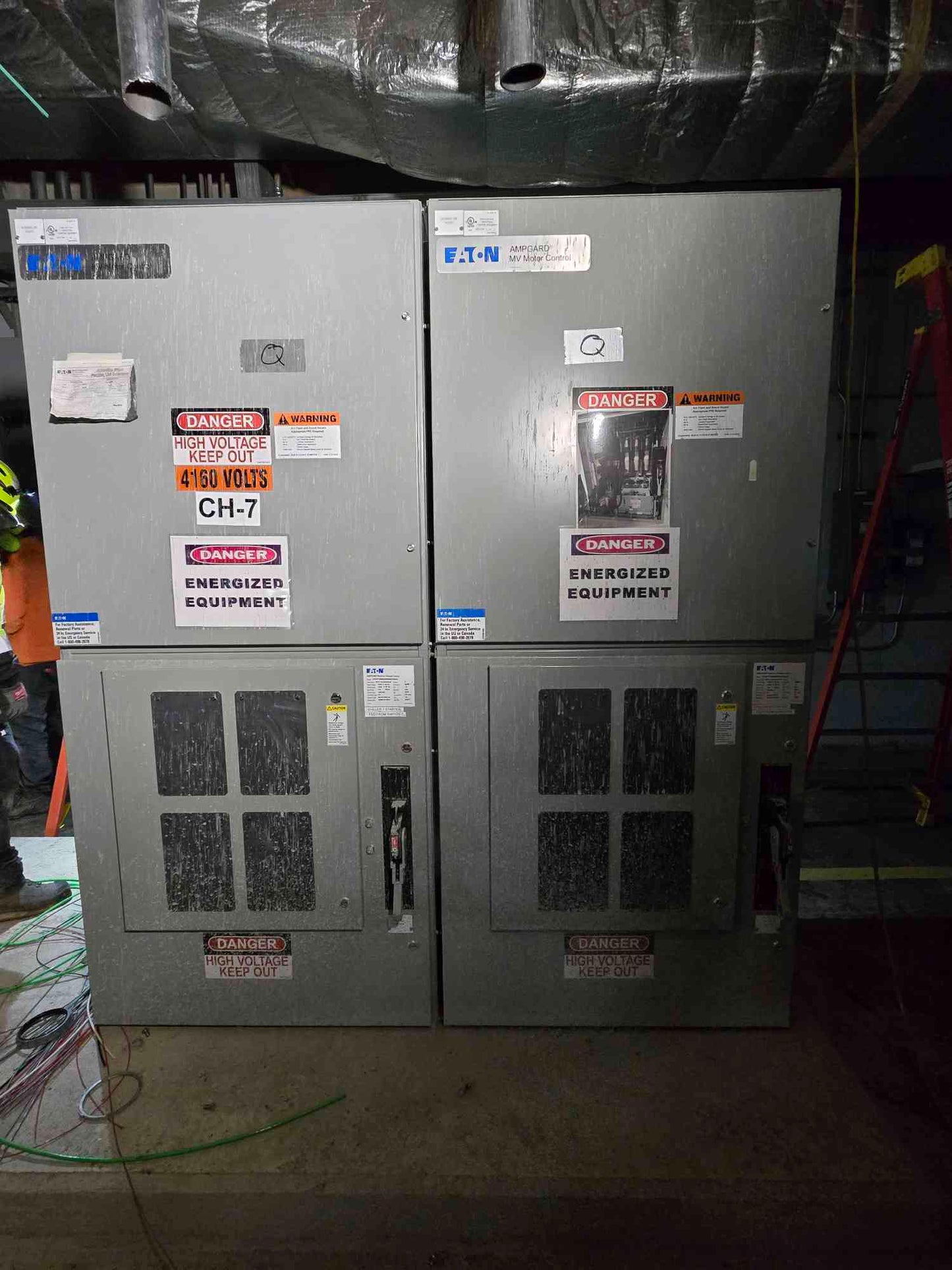 50KA Symmetrical Eaton AmpGard Medium Voltage Motor Control 7200/4160V CVST