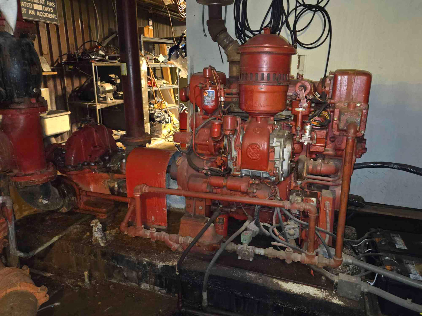 Detroit Diesel Fire Pump Engine Motor