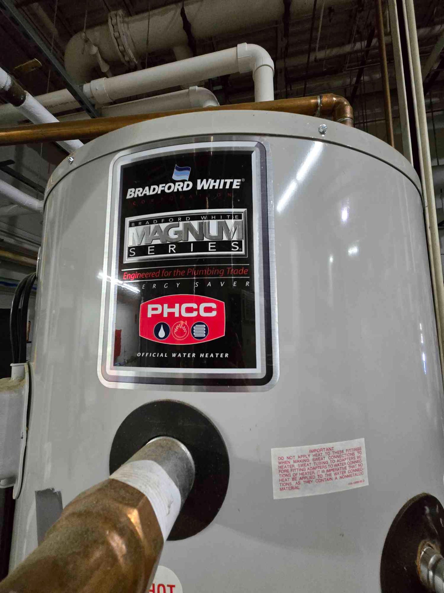 100 Gal Bradford White PDV100S2003N Water Heater Natural Gas