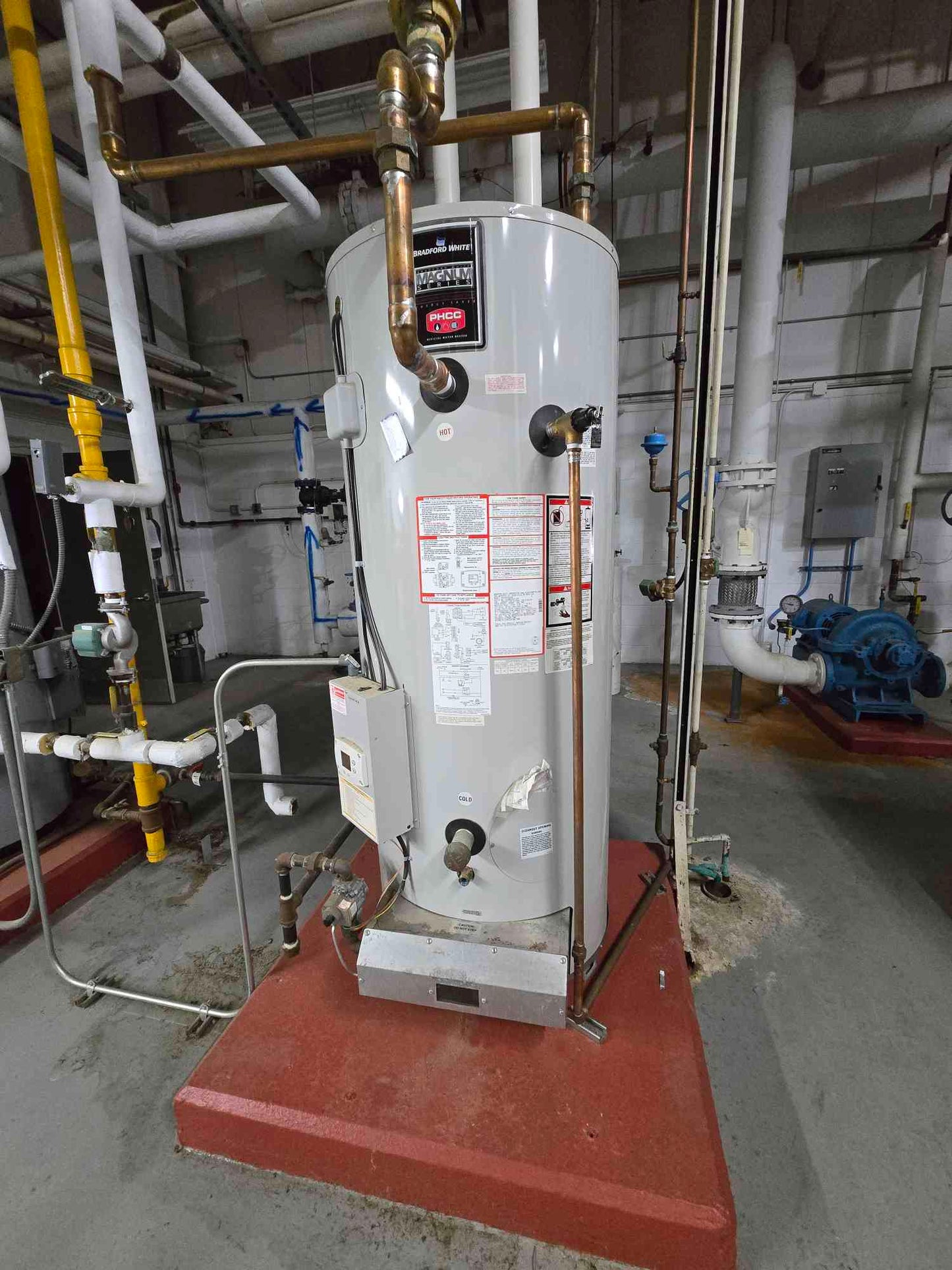 100 Gal Bradford White PDV100S2003N Water Heater Natural Gas