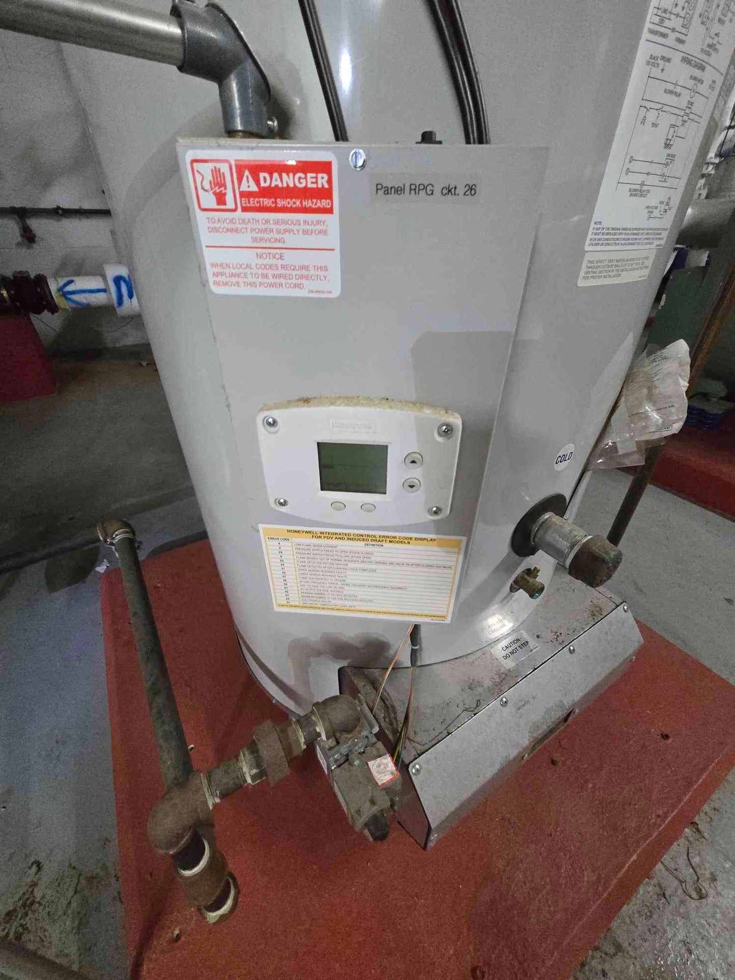 100 Gal Bradford White PDV100S2003N Water Heater Natural Gas