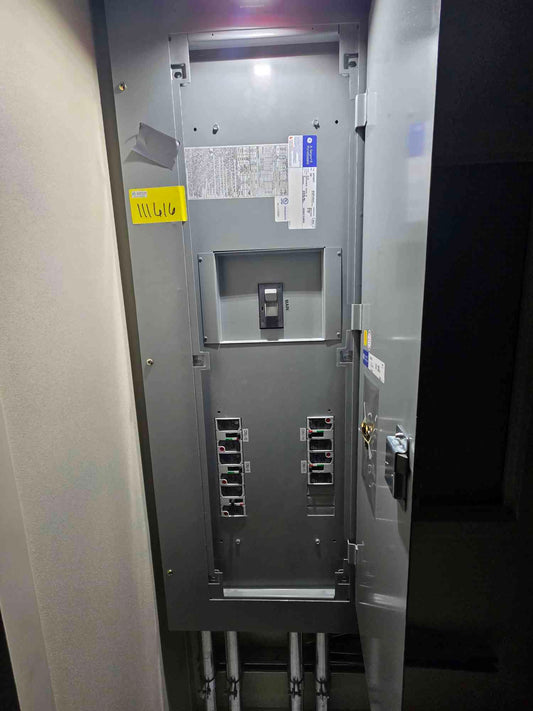 400A GE A-Series II Panelboard 480/277v 5 Breakers & Main