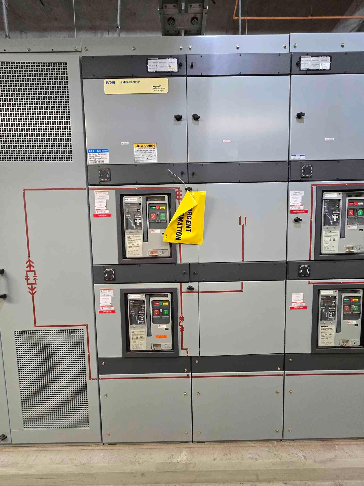 4000A Cutler Hammer Switchgear Transformer & Sys Bypass 7 Section 5 x MDS840, 4 x MDS816 - Cell 3