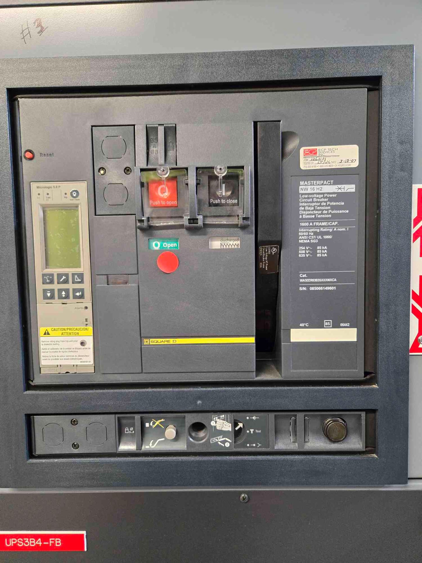 Square D Power-Zone 4 Switchgear 4000A Dual Mains NW40H2 4x Subs NW16H2 - Cell 3