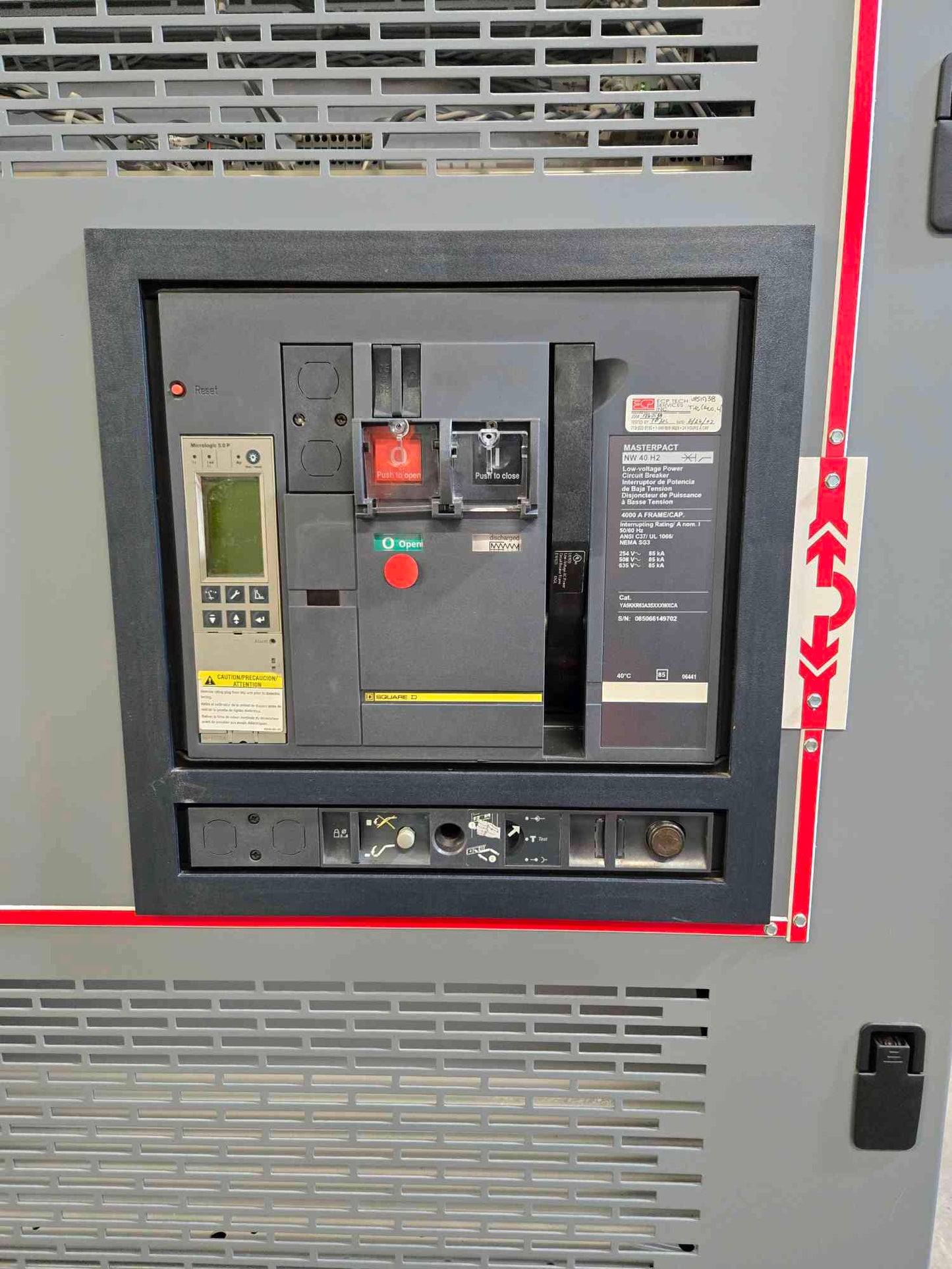 Square D Power-Zone 4 Switchgear 4000A Dual Mains NW40H2 4x Subs NW16H2 - Cell 3