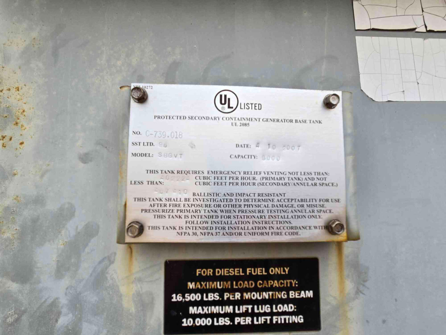 2MW 2000KW 2 Megawatt Cummins Diesel Generator 3PH 2000DQKAB 7200/12470v - Cell 3