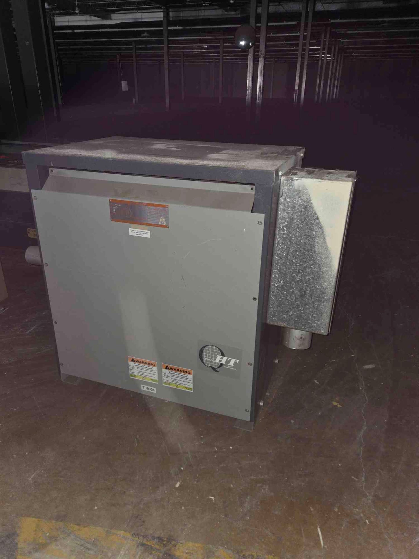 GE 112.5 KVA Dry Type Transformer 3 Phase 480V x 208Y/120V Model 9T23A3875 (SKU: 112736)