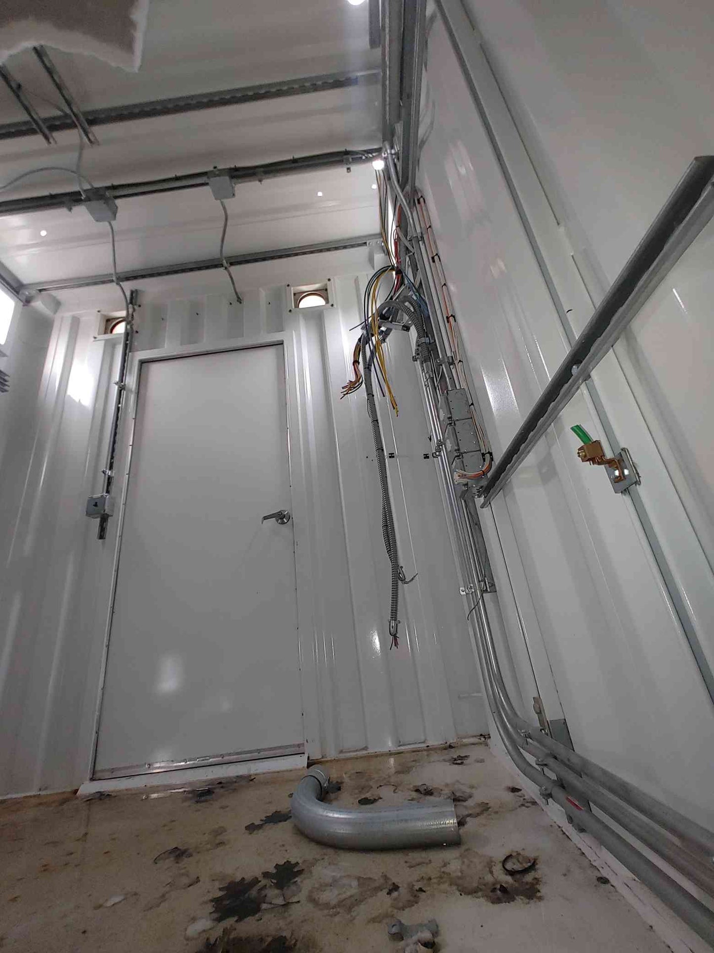 Large Industrial Oven w/ Built-in Controls Room in Shipping Container (SKU: 112031)