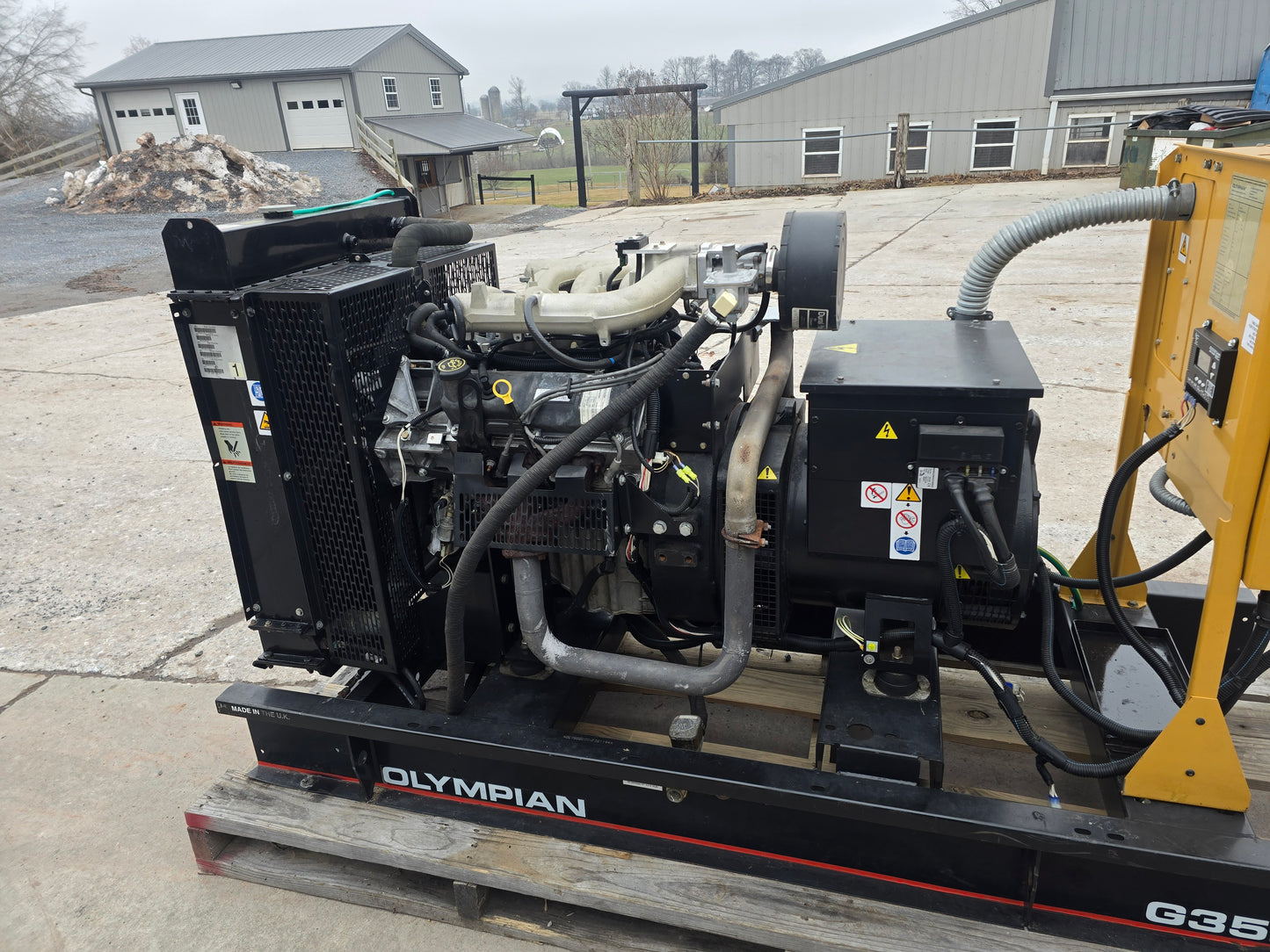 35KW Olympian 4.2L Ford Nat Gas LP Generator '03 1404hrs 1ph TESTED