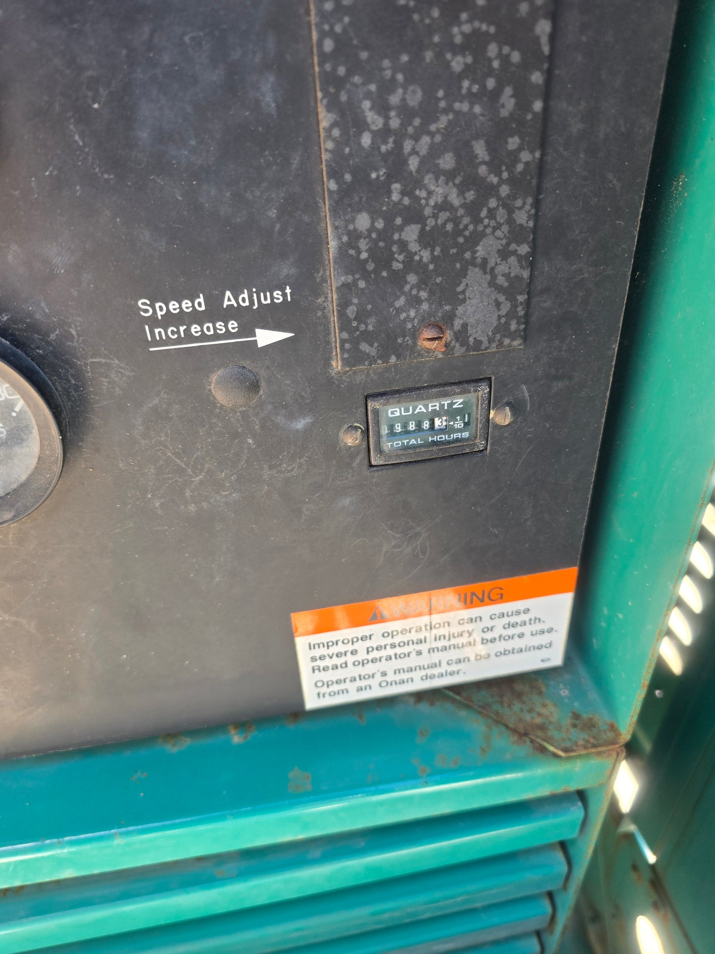 45KW Onan NG/LP Generator 4.9 Ford 1 Phase enclosed '89 988hrsTESTED