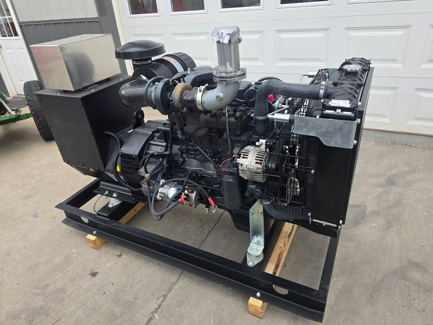 45KW NEW FPT Powered Open Skid Diesel Generator TIER 3