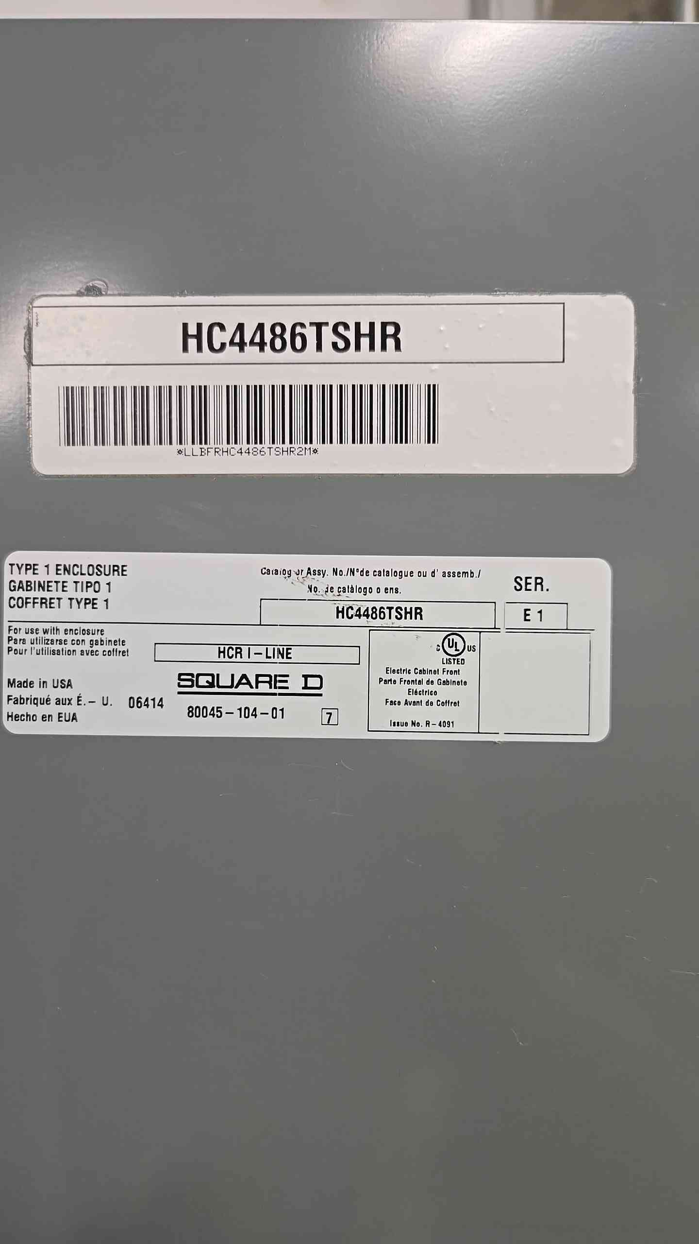 1000A I-Line Square D Distribution Panelboard 1x RG1000 & 4x PG400 Breakers (107639)