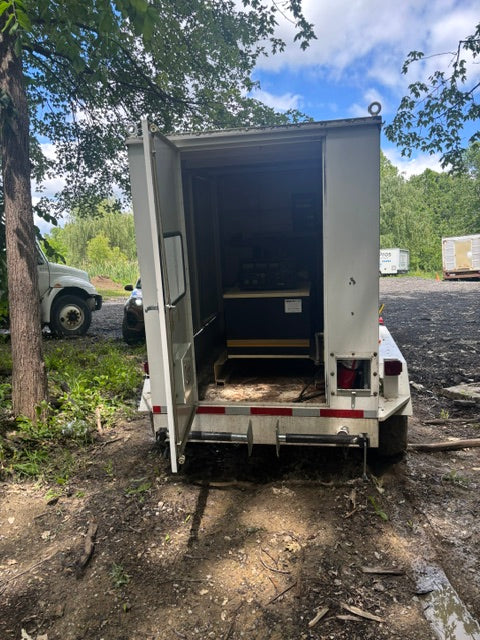 Kohler Ford 50RZ 50kW Standby Generator 49kW Nat Gas LP 1/3ph on Trailer 151hrs