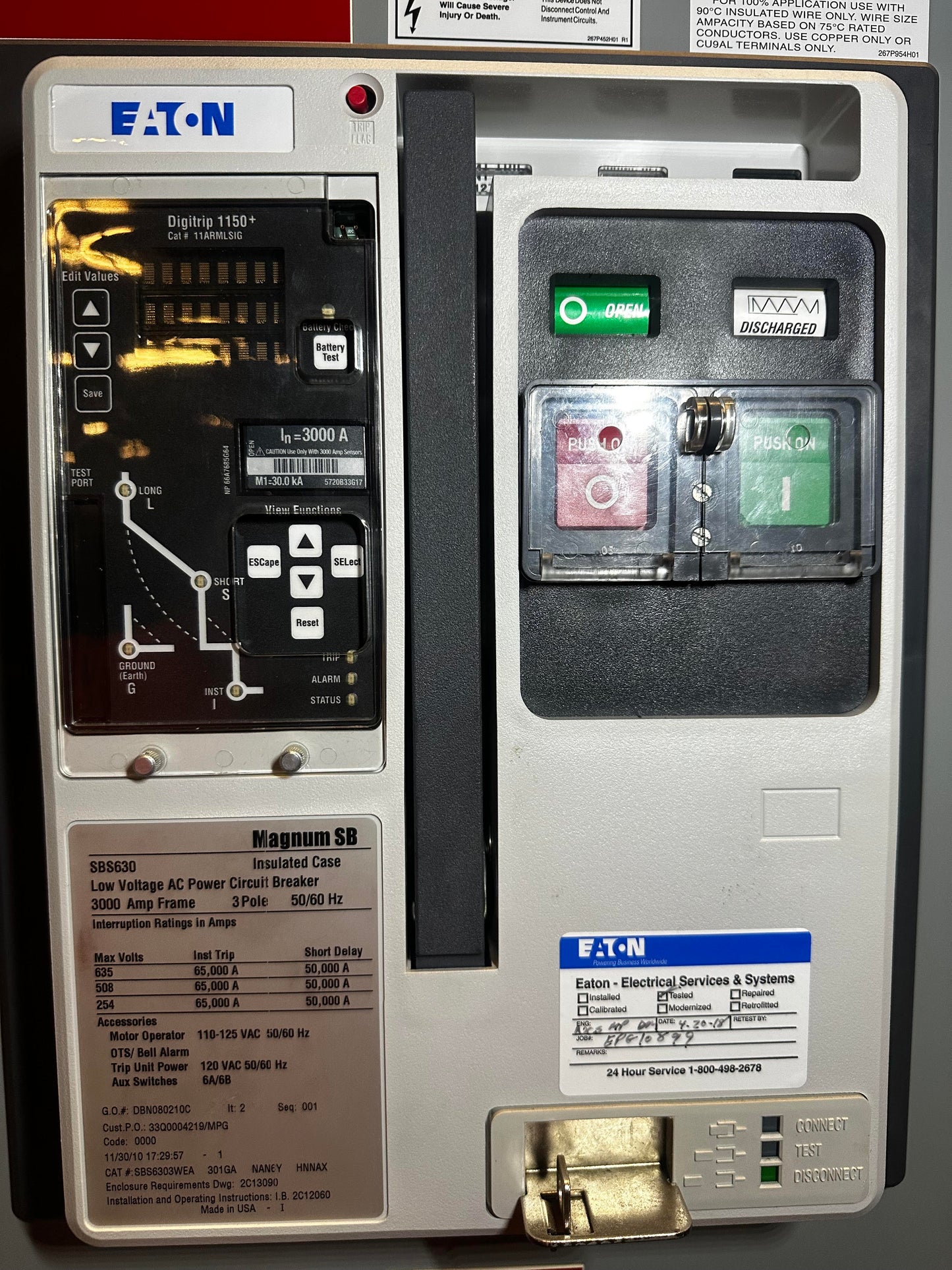 PowRLine 3000A Switchboard '10 Dual Main & Metering 480V Magnum SB Gear (101477)(101477)