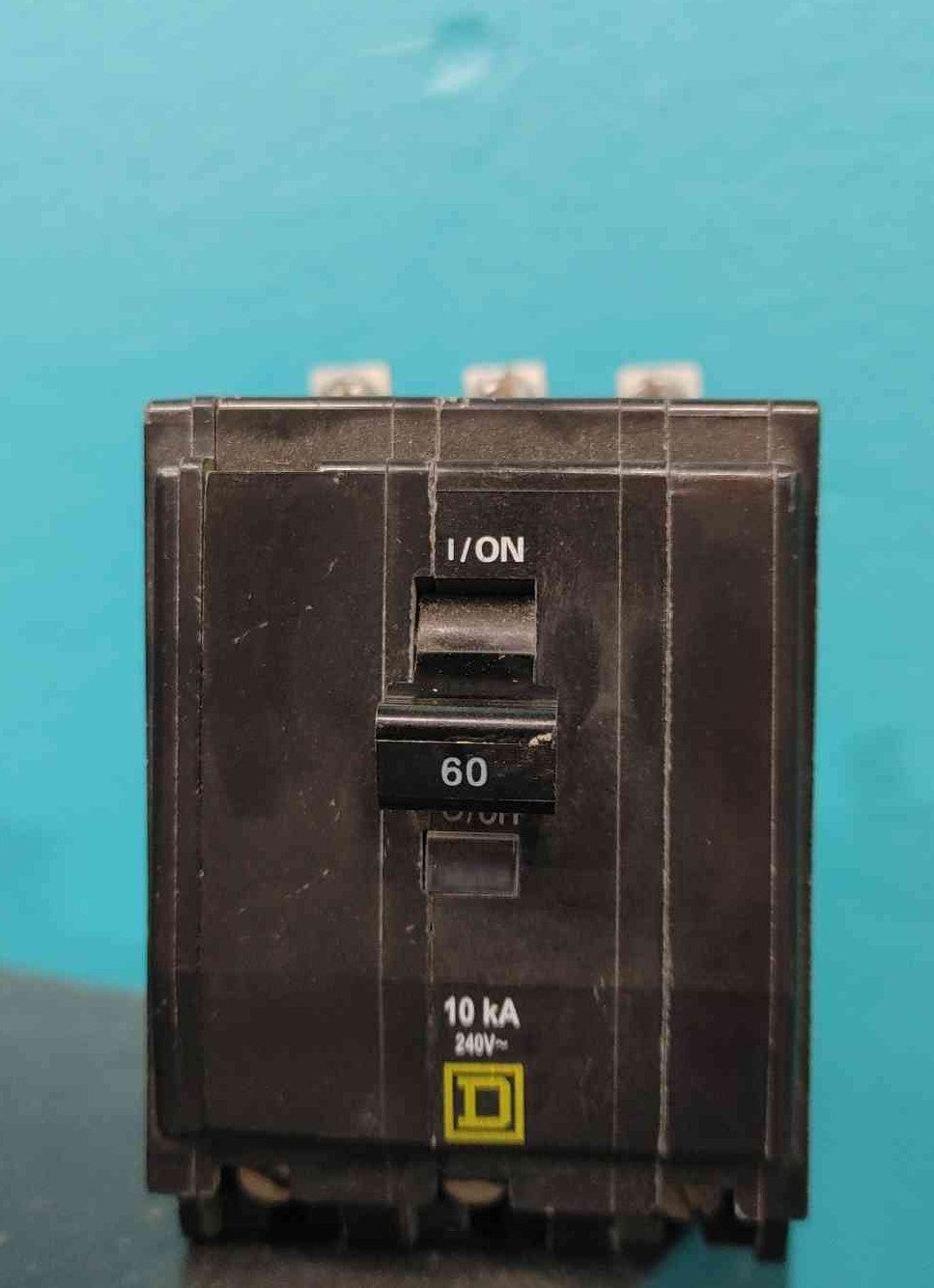 Square D QO360 60 Amp 3 Pole 240V Plug-On Circuit Breaker QO 10kA