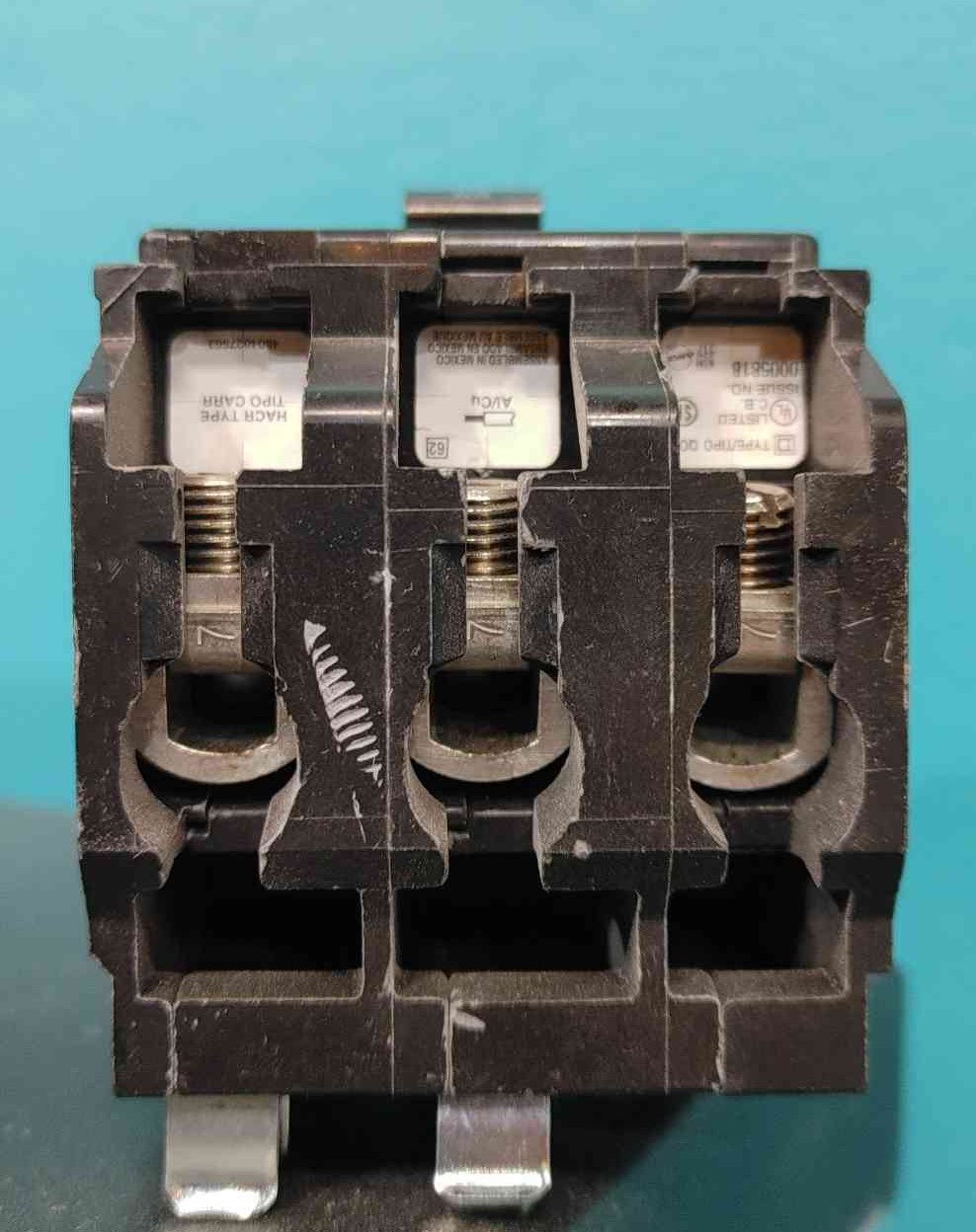 Square D QO360 60 Amp 3 Pole 240V Plug-On Circuit Breaker QO 10kA