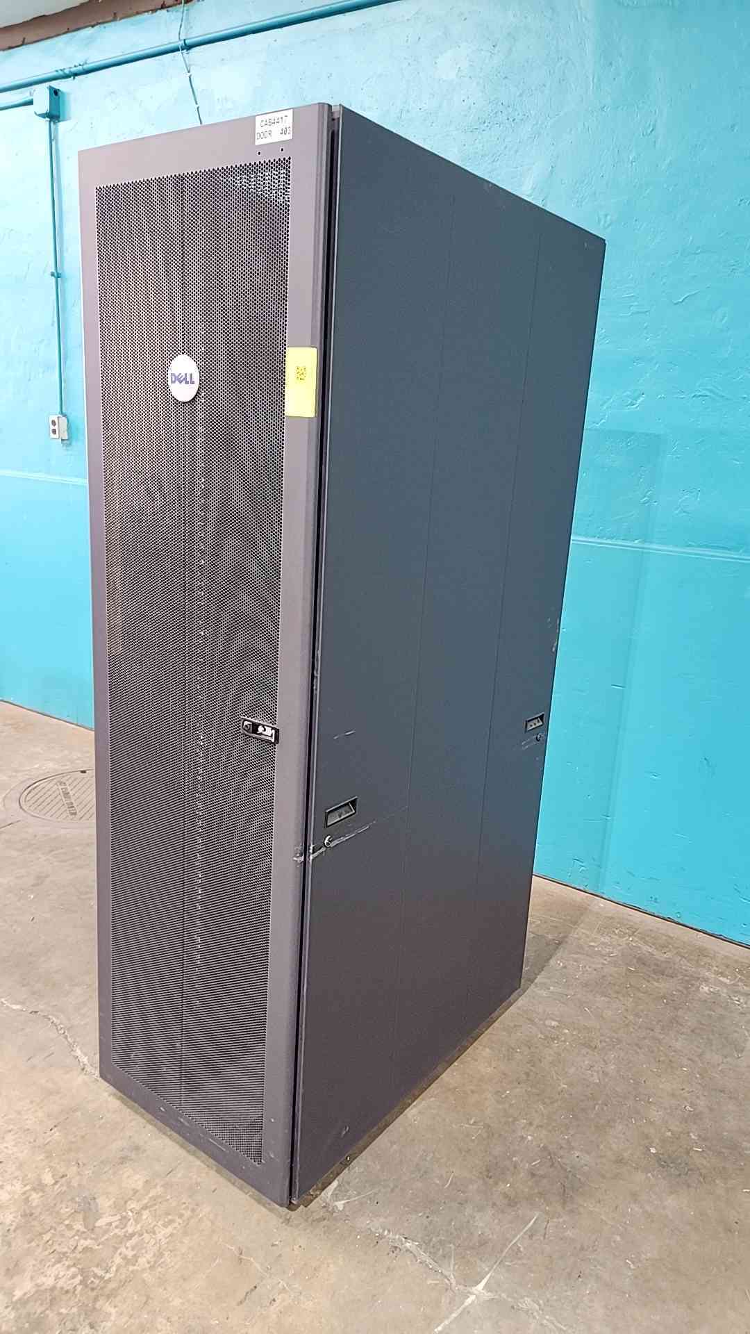 Dell PowerEdge 4210 42U Server Rack Enclosure Cabinet PS38S 0GJ575 Doors Sides