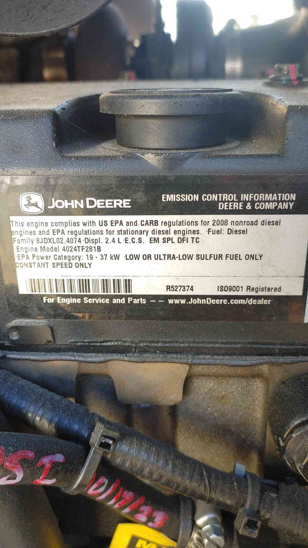 Generac SD0030 30kW Diesel Generator John Deere 2.4L 120/240V 1-Phase Enclosed