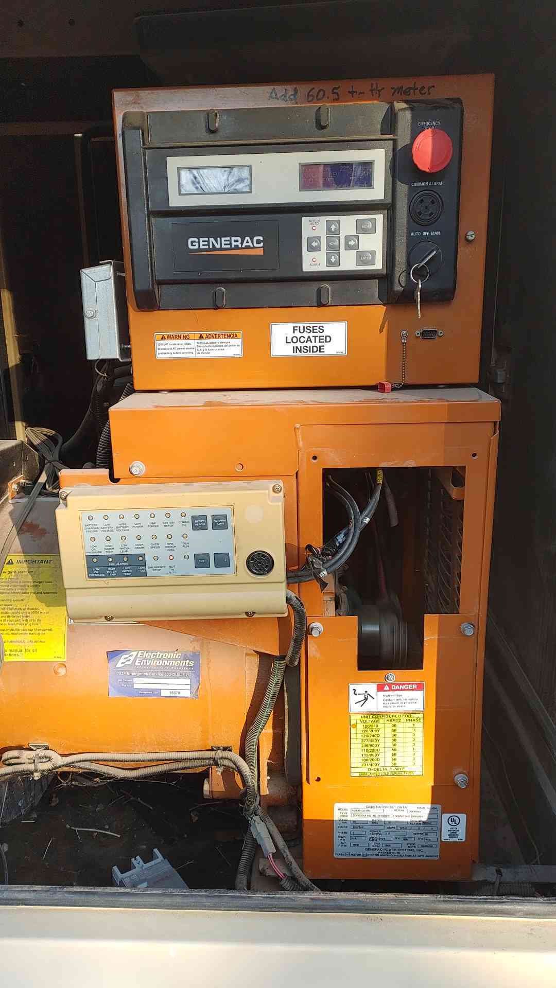 Generac SD030 30kW Diesel Generator John Deere 120/240V 1PH Sub-Base Tank Tested