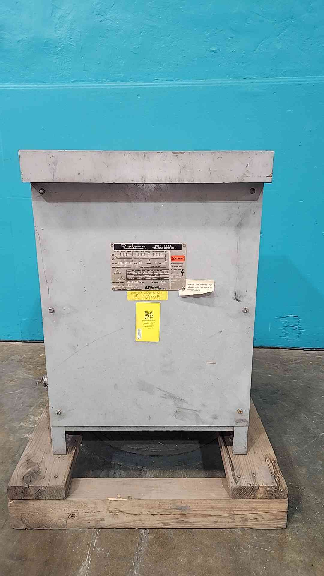 Magnetek Jefferson 30 KVA 3 Phase Dry Type Transformer 480V 240/120 223-3197-120