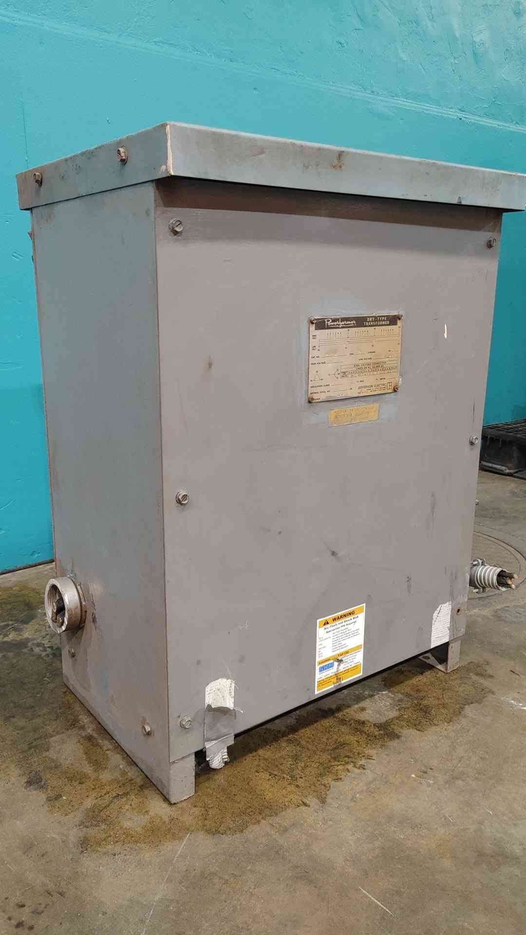 Jefferson Electric 75 kVA 480V to 208Y/120V 3PH Dry Type Transformer 223-3284