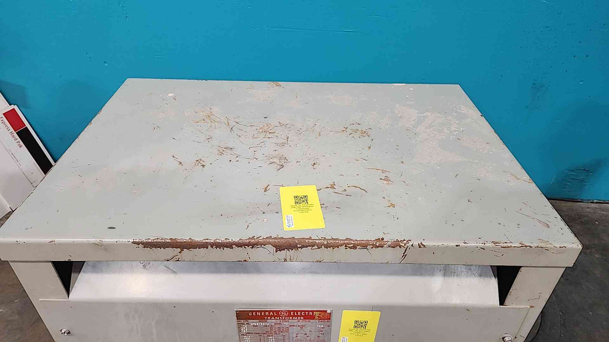 GE 75 KVA Dry Type Transformer 9T23Y3874 480V to 208Y/120V 3 Phase 3PH Indoor
