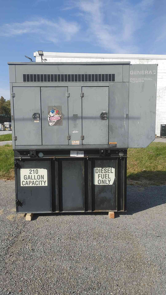 Generac 30kW Diesel Generator SD0030 120/240V 1PH 40kW Alt Enclosed 210Gal Tank