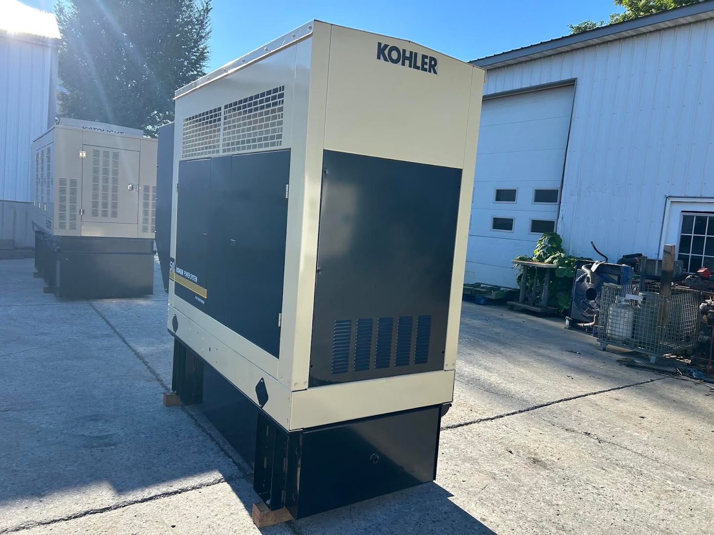 2004 Kohler 50REOZJB 55 kW Diesel Generator 120/208V 3PH Sound Attenuated 725Hr