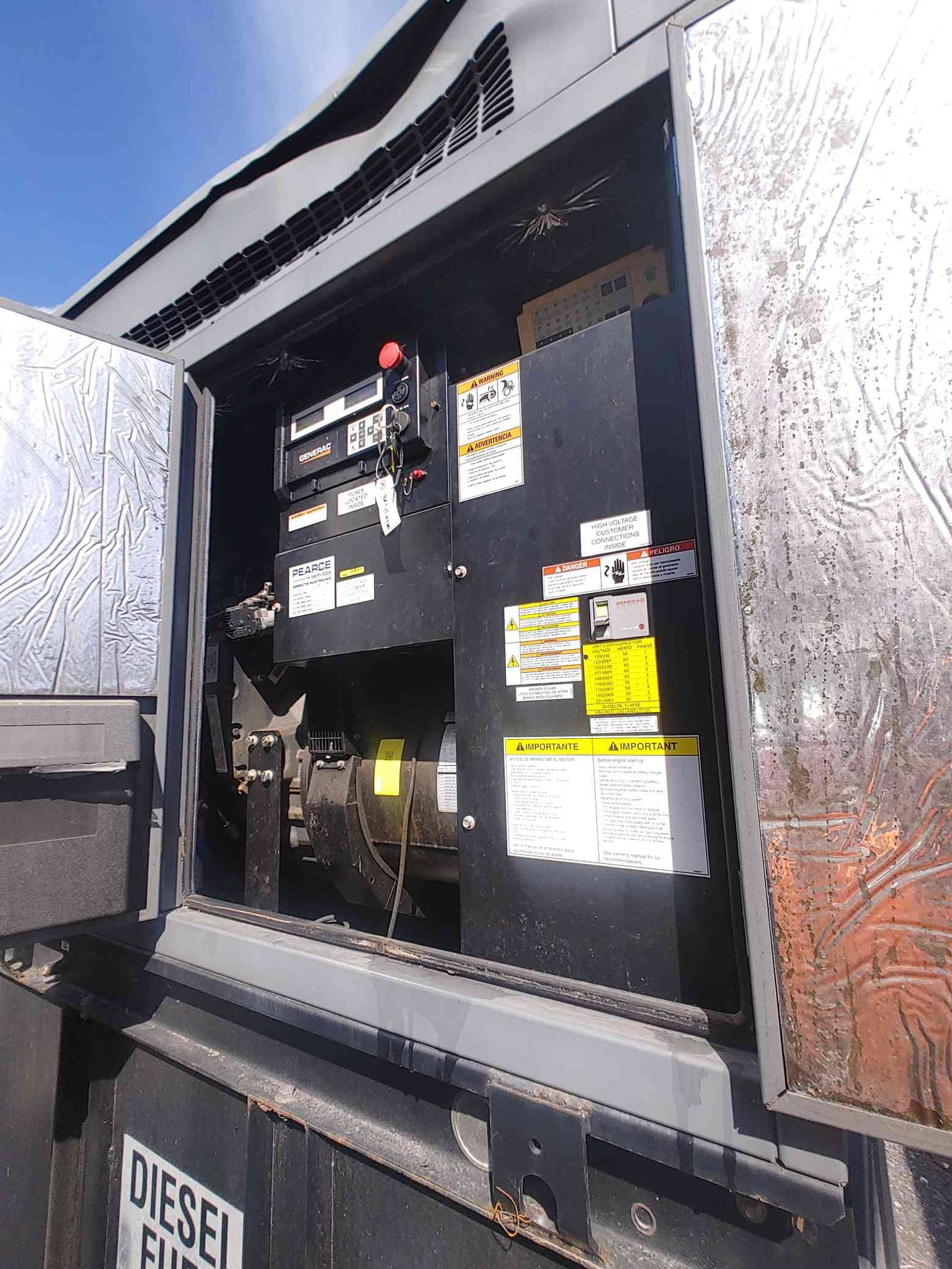 48KW 50KW SD048 Generac FPT 1PH Diesel Generator '12 264 Hrs TESTED (SKU: 110277)