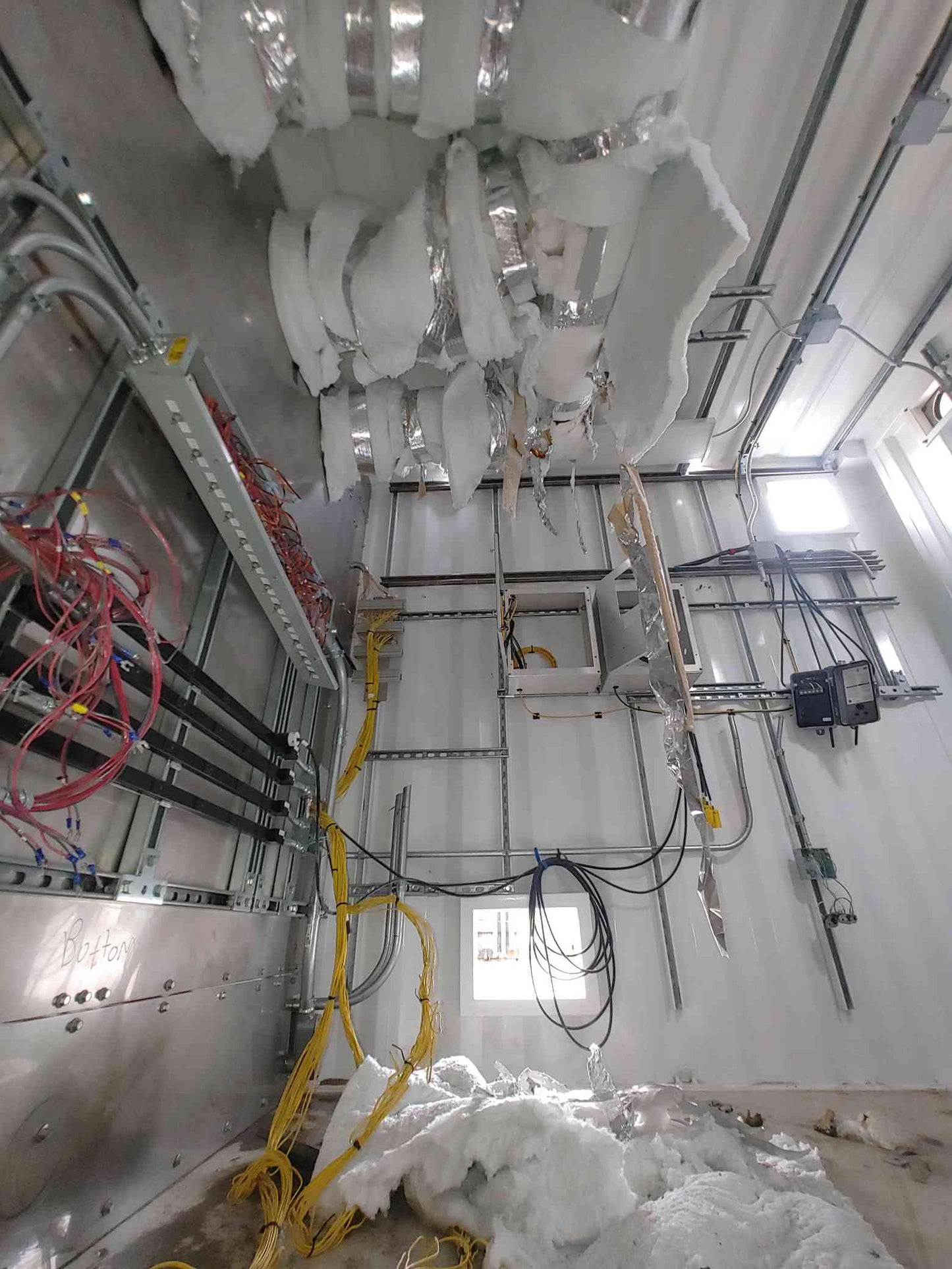 Large Industrial Oven w/ Built-in Controls Room in Shipping Container (SKU: 112031)