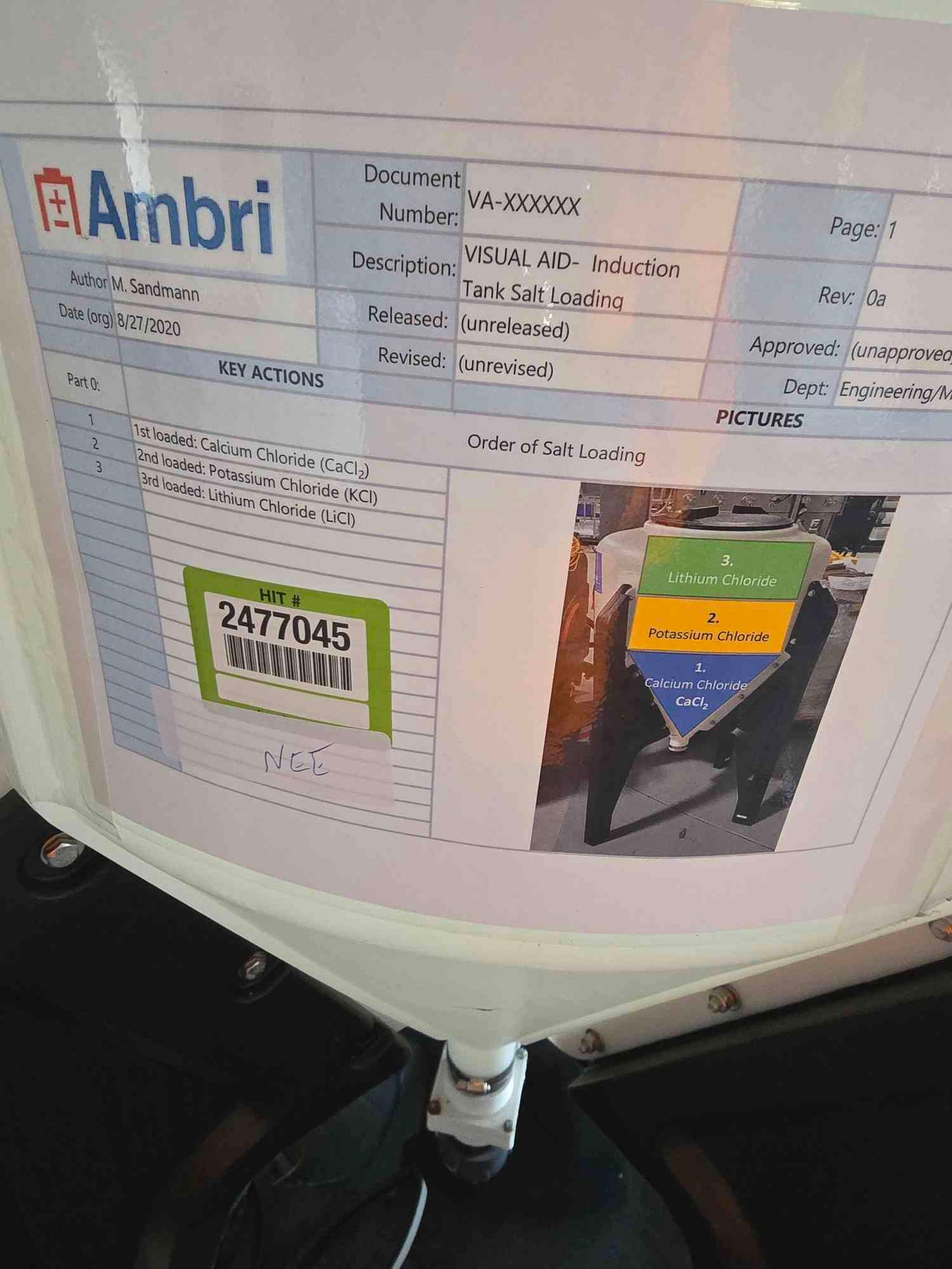 Ace Roto-Mold INFD85-30 Portable 85 Gallons Holding Tanks NSF/ANSI 61 Certified