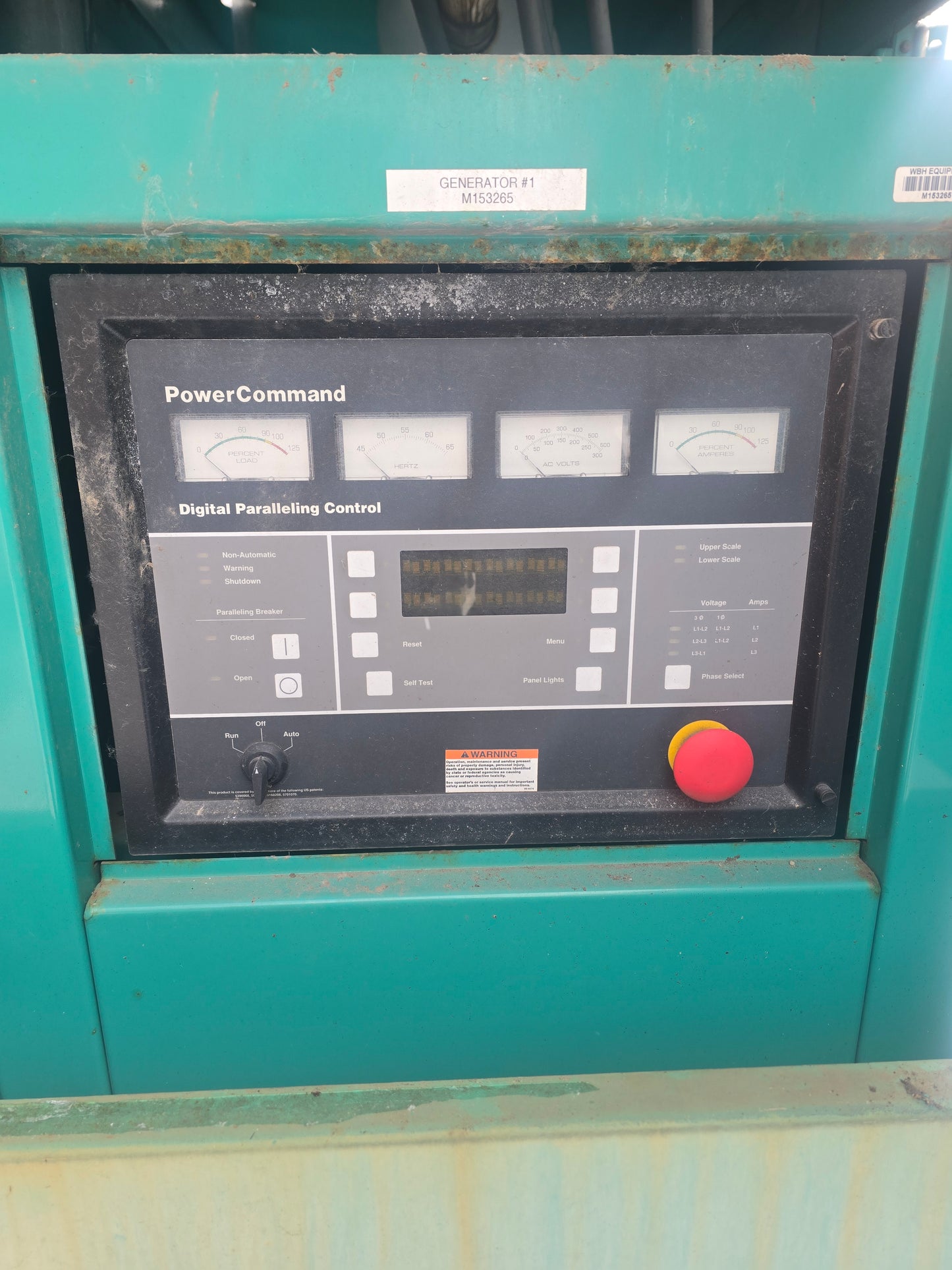 Cummins Onan 500kW Diesel Generator DFED-4491103 PowerCommand Enclosed 480V