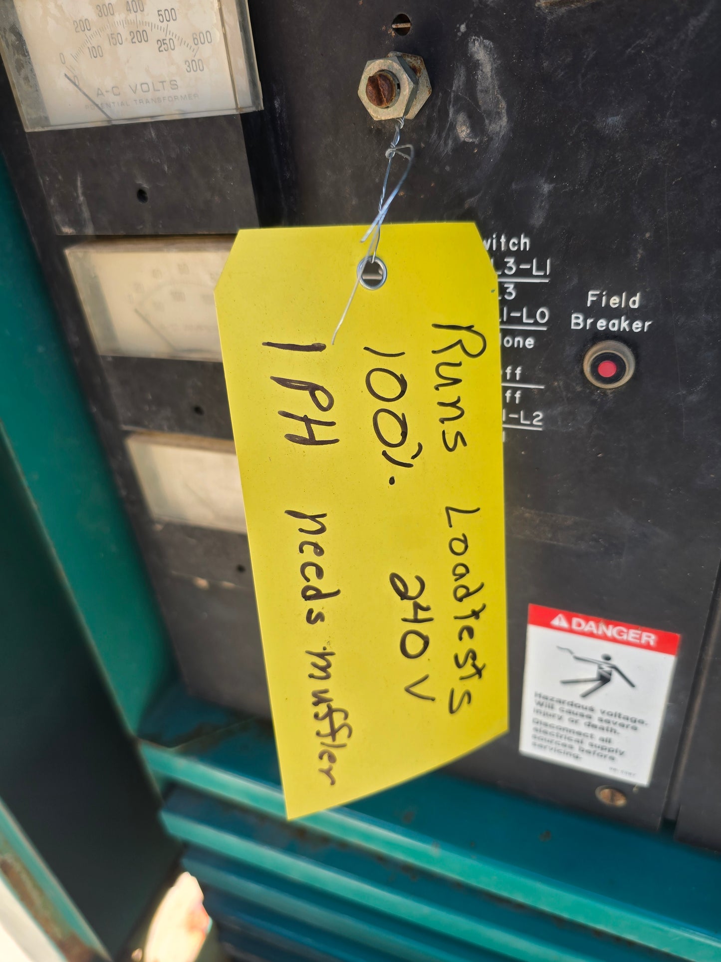 45KW Onan NG/LP Generator 4.9 Ford 1 Phase enclosed '89 988hrsTESTED