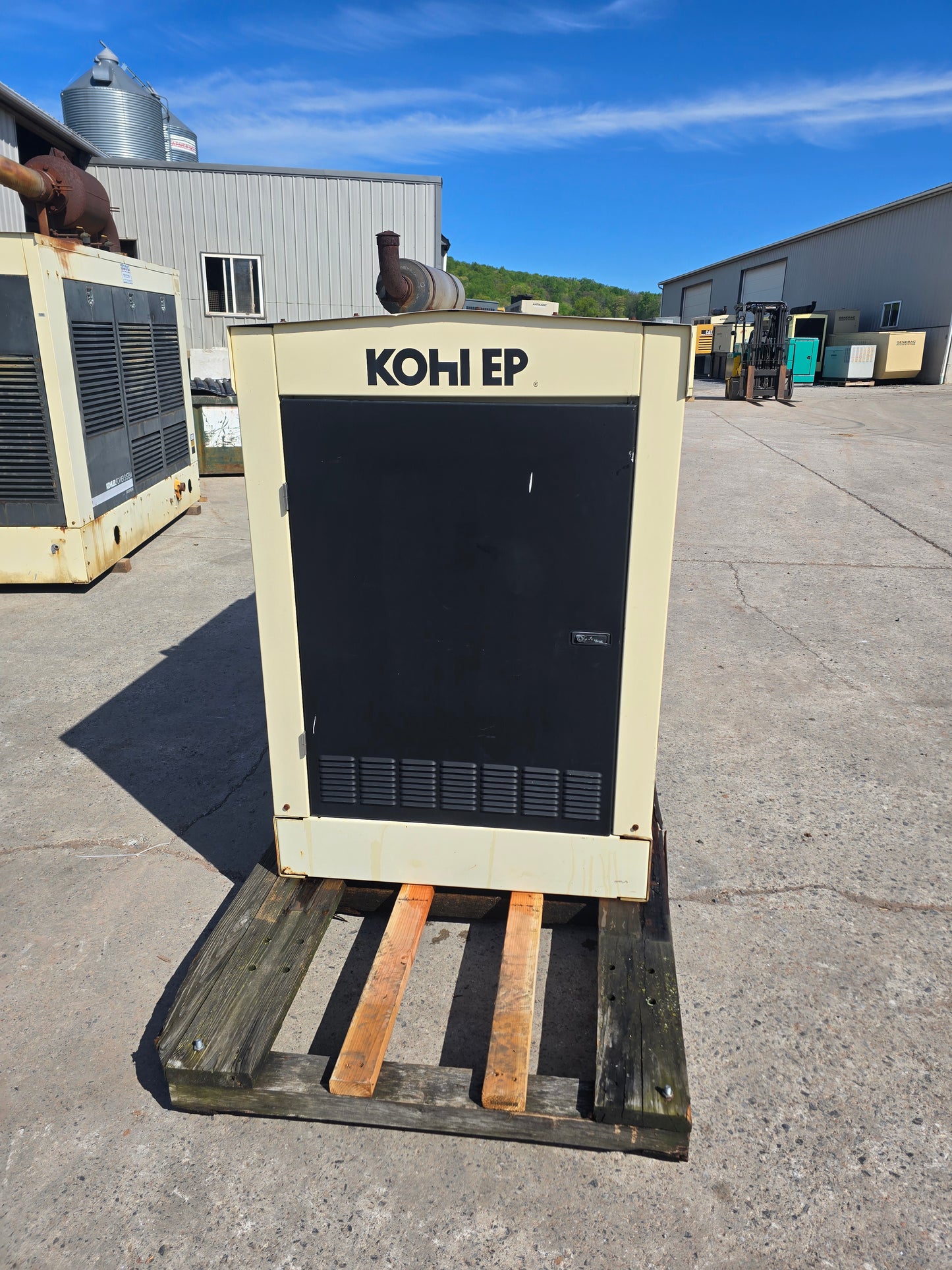 Kohler 57KW LP Propane Generator GM 5.7L Enclosed 2001 1024 Hrs TESTED
