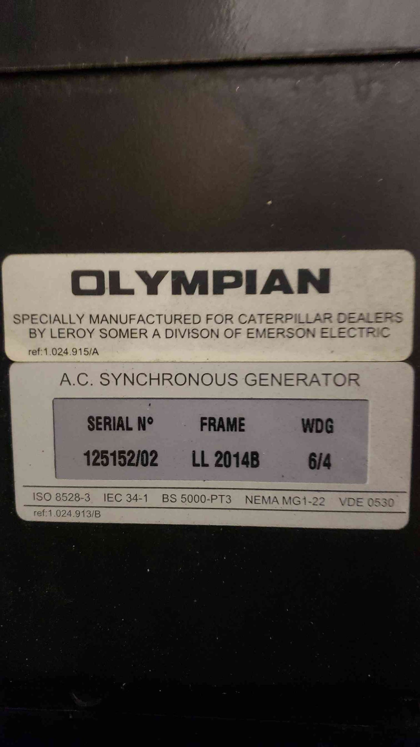 40KW Cat Olympian Ford Nat Gas LP G40F3 418 Hrs. TESTED (SKU: 107725)
