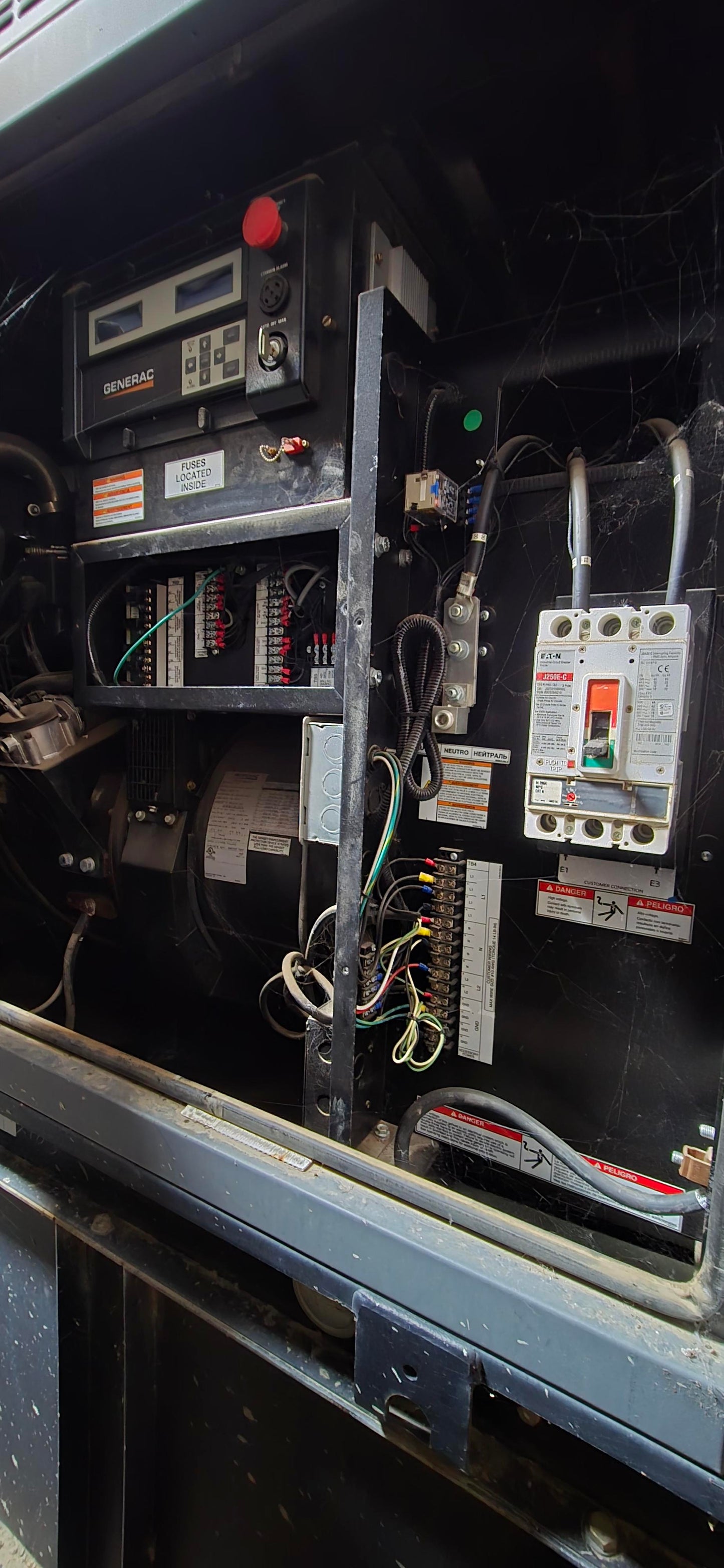 Generac 50kW Standby Diesel Generator 1Ph 120/240V Industrial SD0050 WSG1068