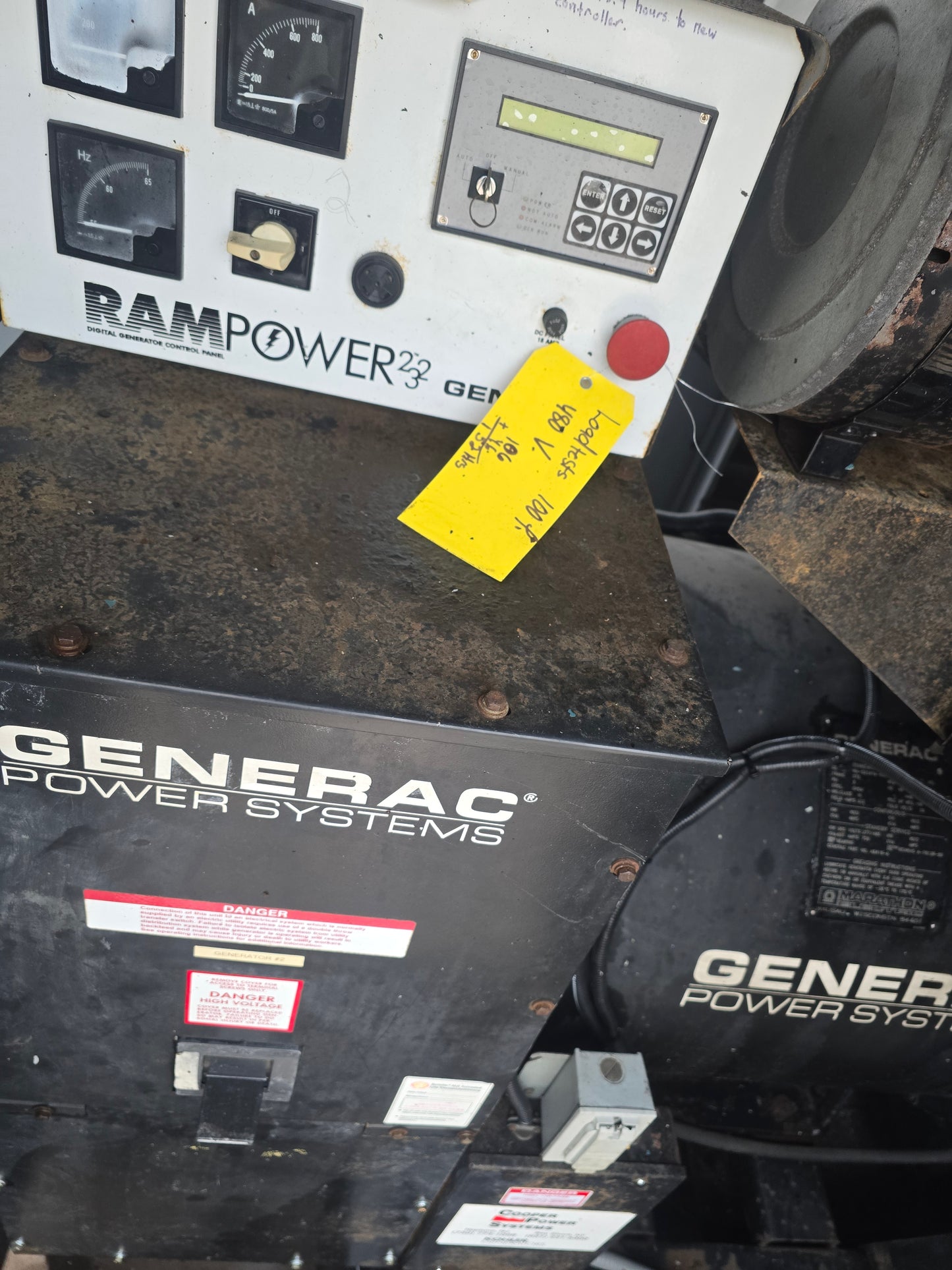 500KW Generac 22L V12 Daewoo Diesel Generator Enclosed w/ Tank '00 152hrs 1&3PH TESTED