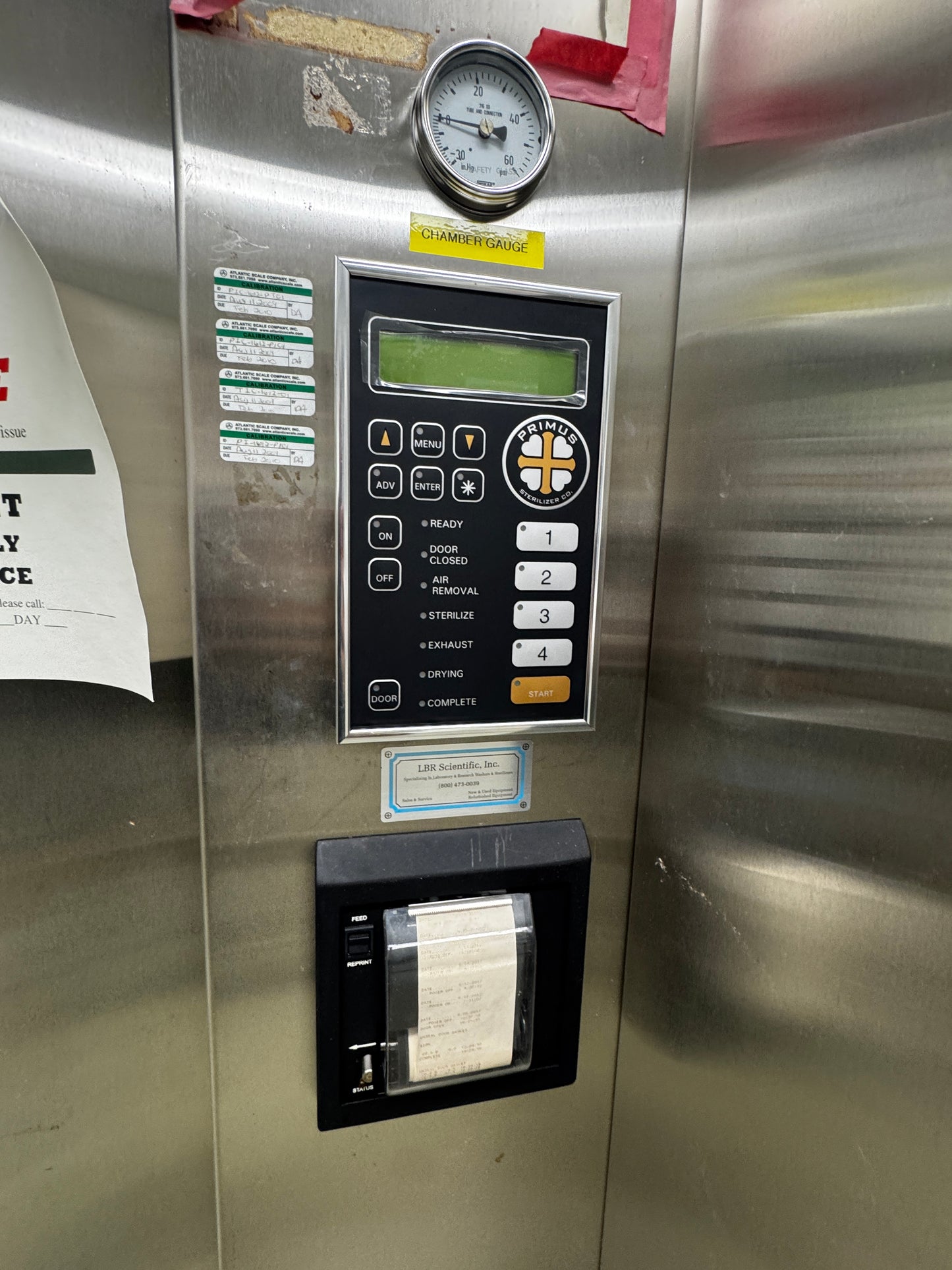 Primus PSS5 Steam Sterilizer Autoclave 26x26x49 Lab Pharma 45 PSI