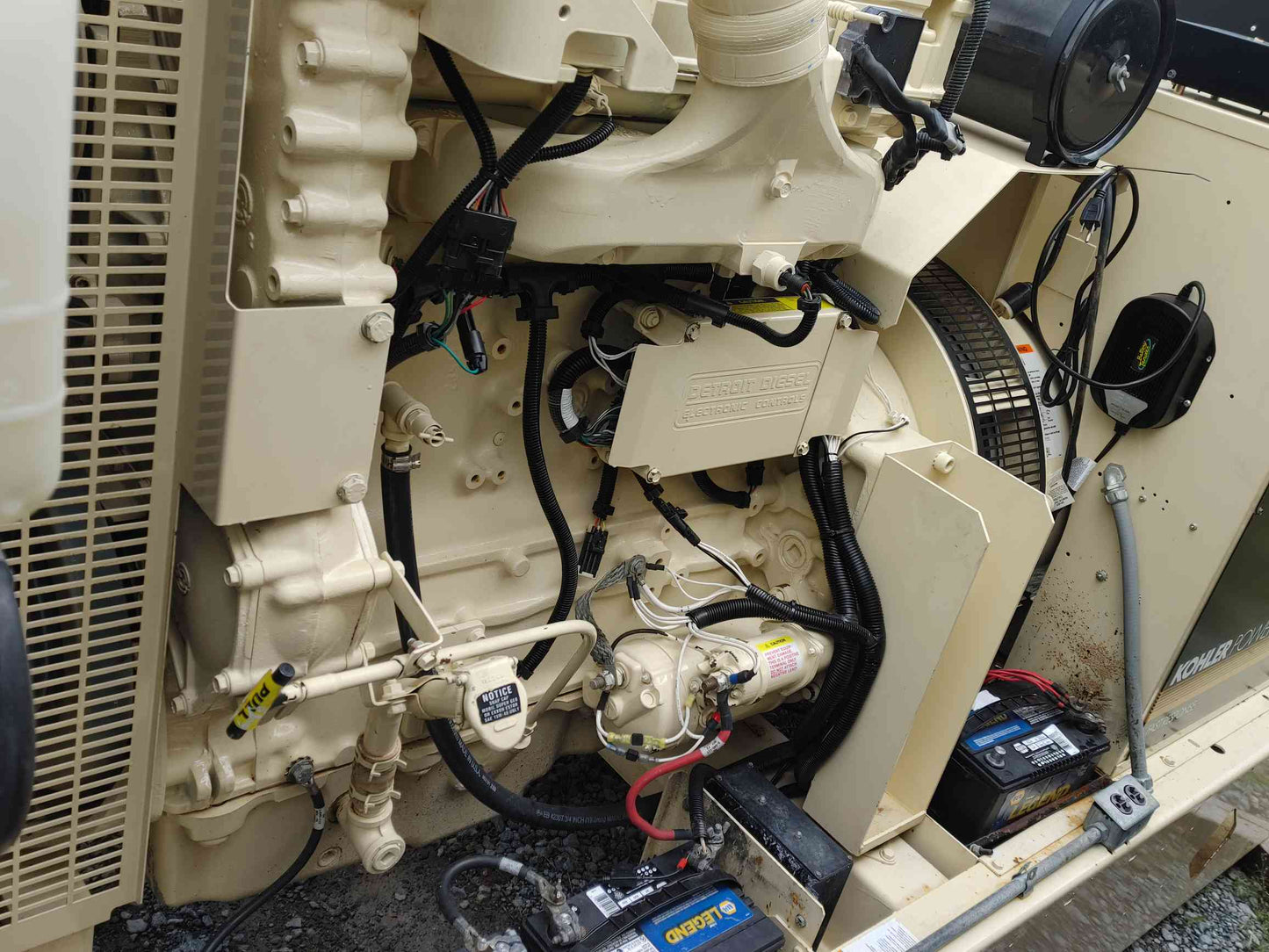150KW 137KW Kohler Generator 150RZD 120/240v Nat Gas LP 937 Hrs TESTED