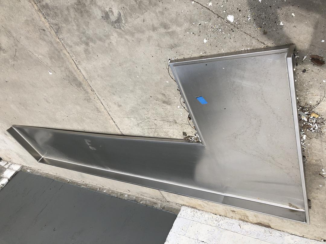 Stainless Steel L Counter Top 157x59(S6LLST2555)