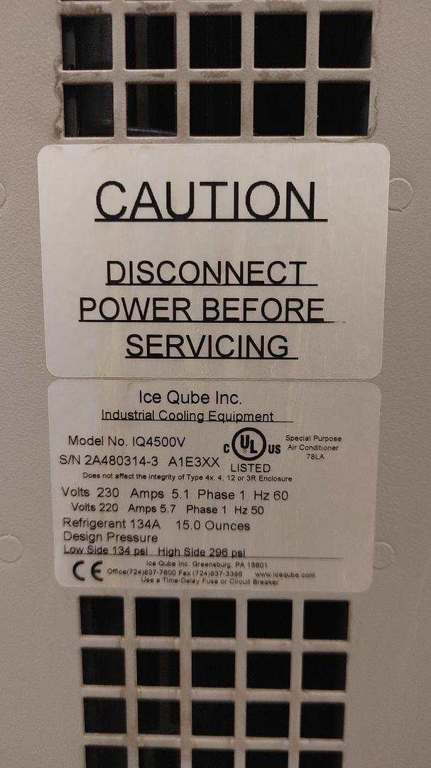 IceQube IQ4500V Vertical Mount Air Conditioner(S6LLST12054)