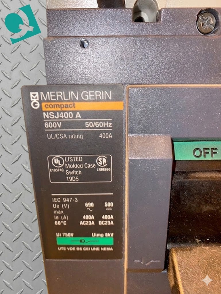 400A Circuit Breaker Merlin Gerin NSJ400 A(S6LLST1301)